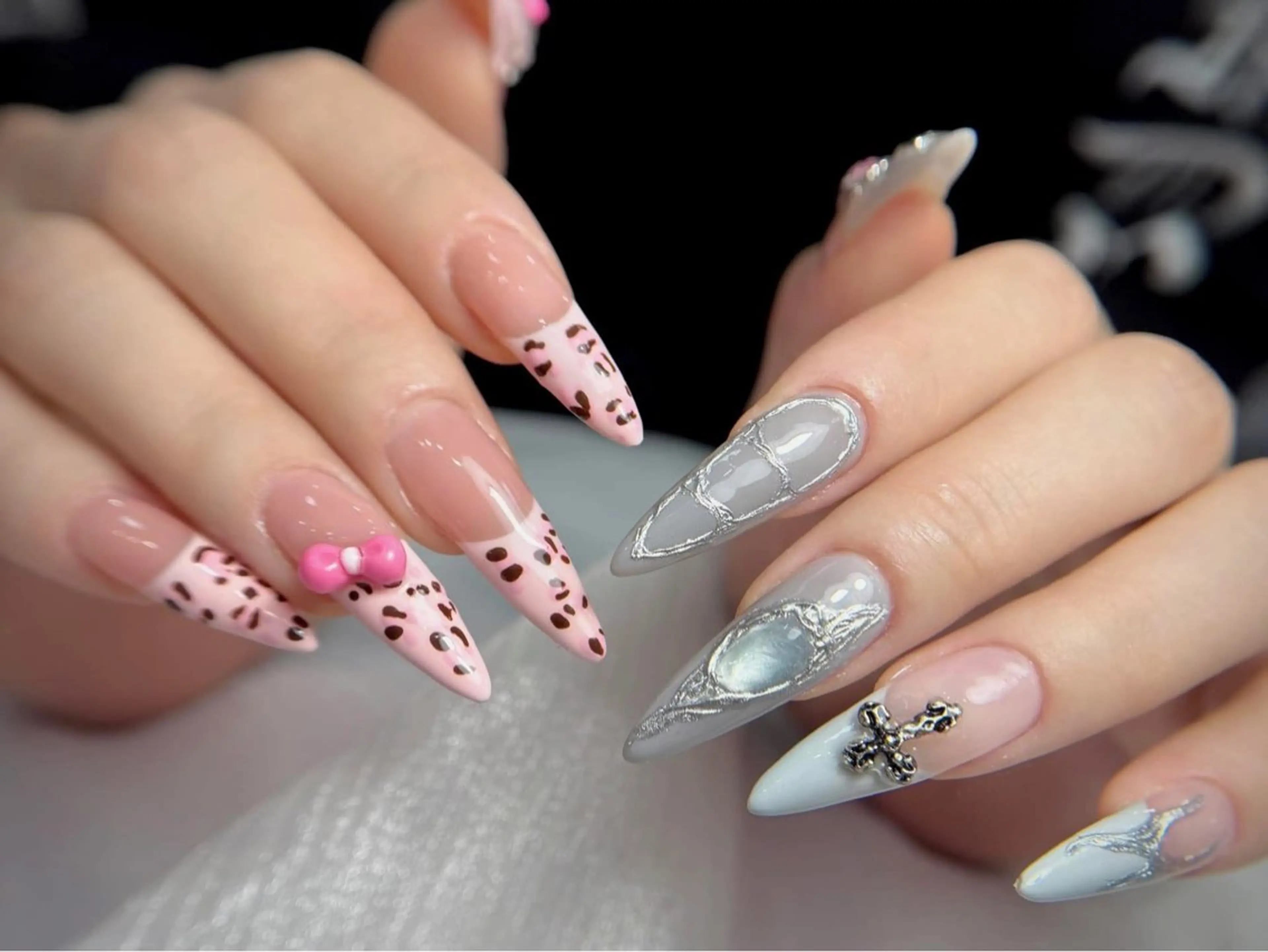 ネイル 長さ出し ネイルチップ Michi_Nails_Salon所属・Michi Nail Staffのネイルデザイン