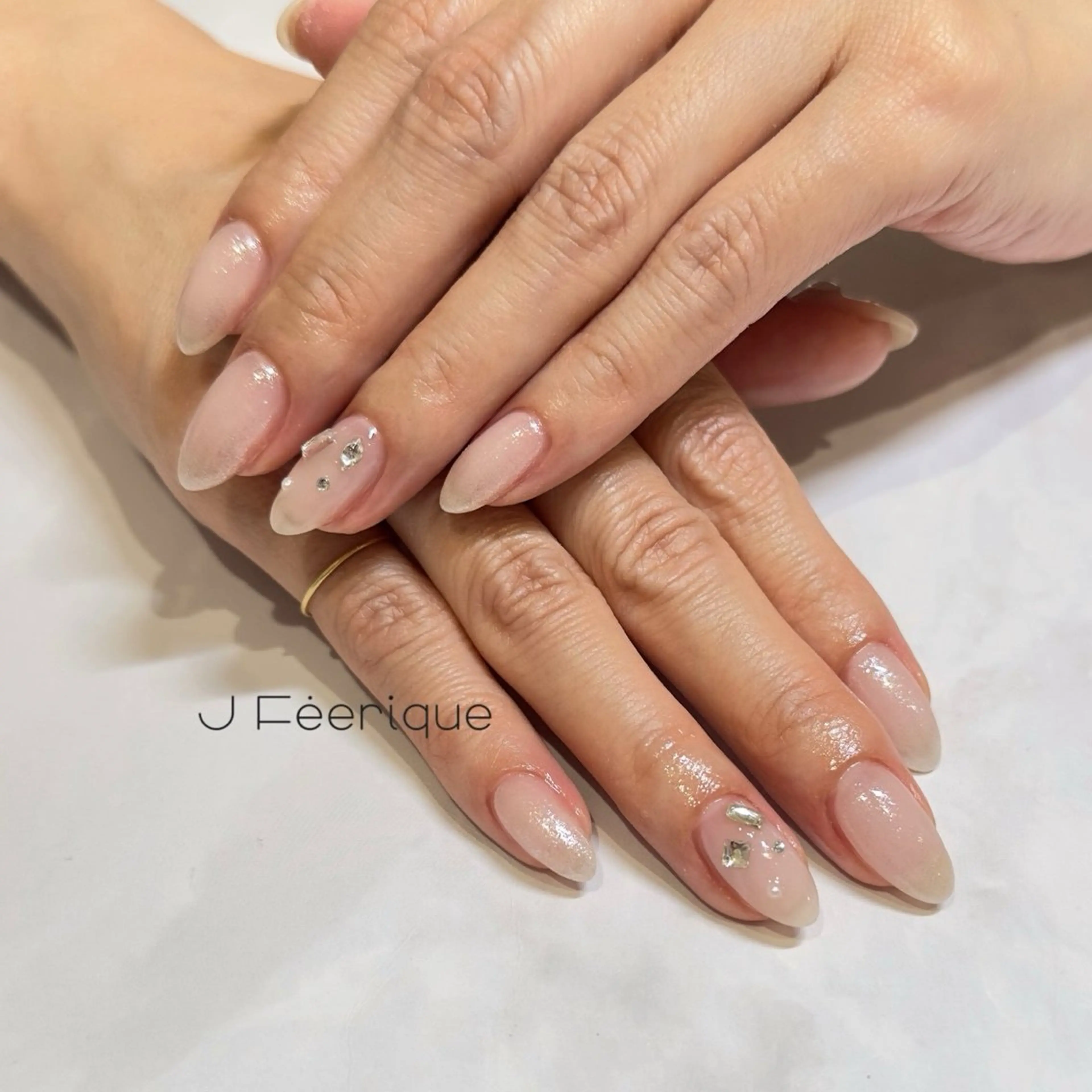 ネイル シンプルネイル J Feerique ネイル/南森町のネイルデザイン