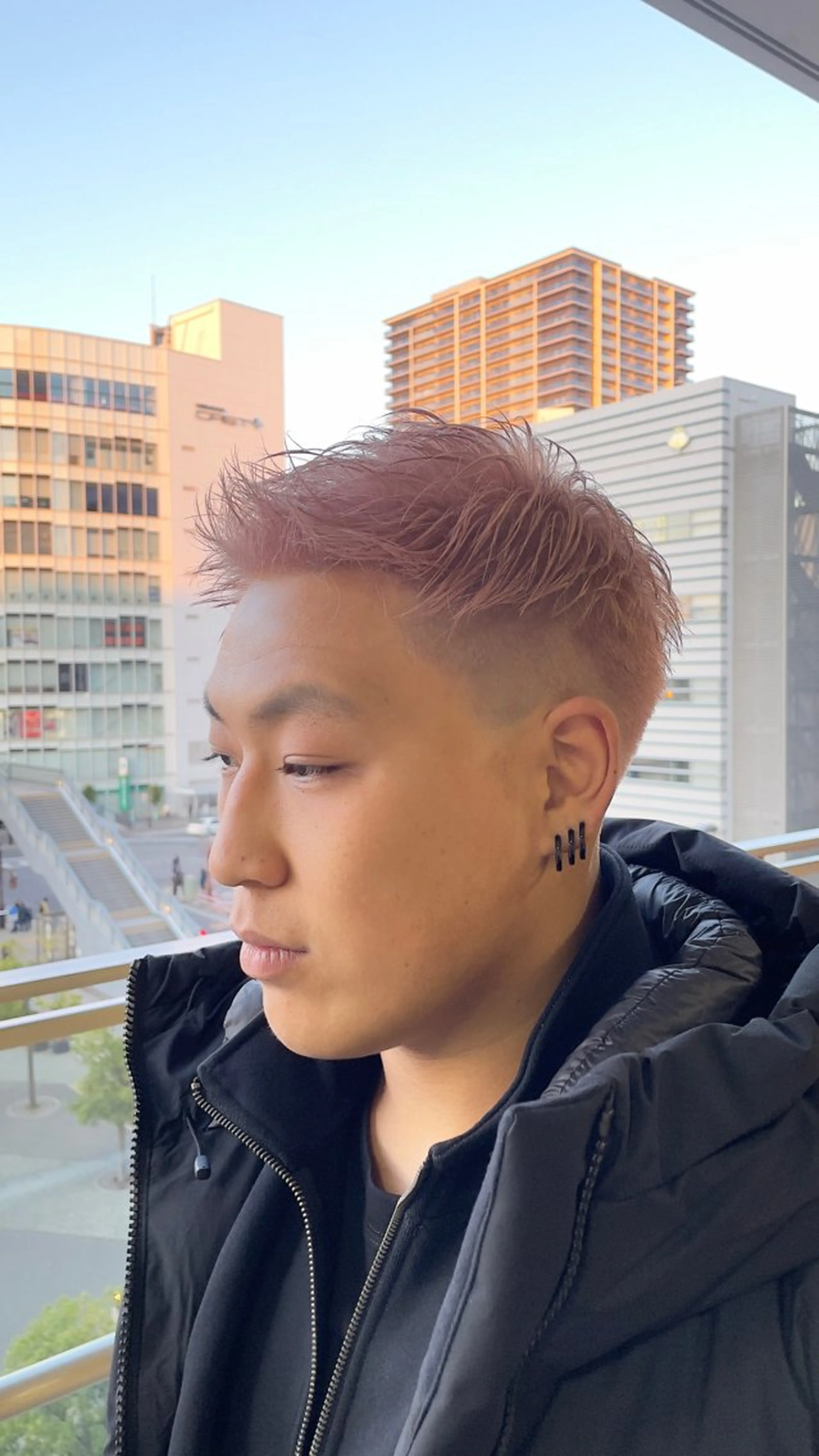 ショート メンズ Yugaメンズパーマ /フェードカットのヘアスタイル