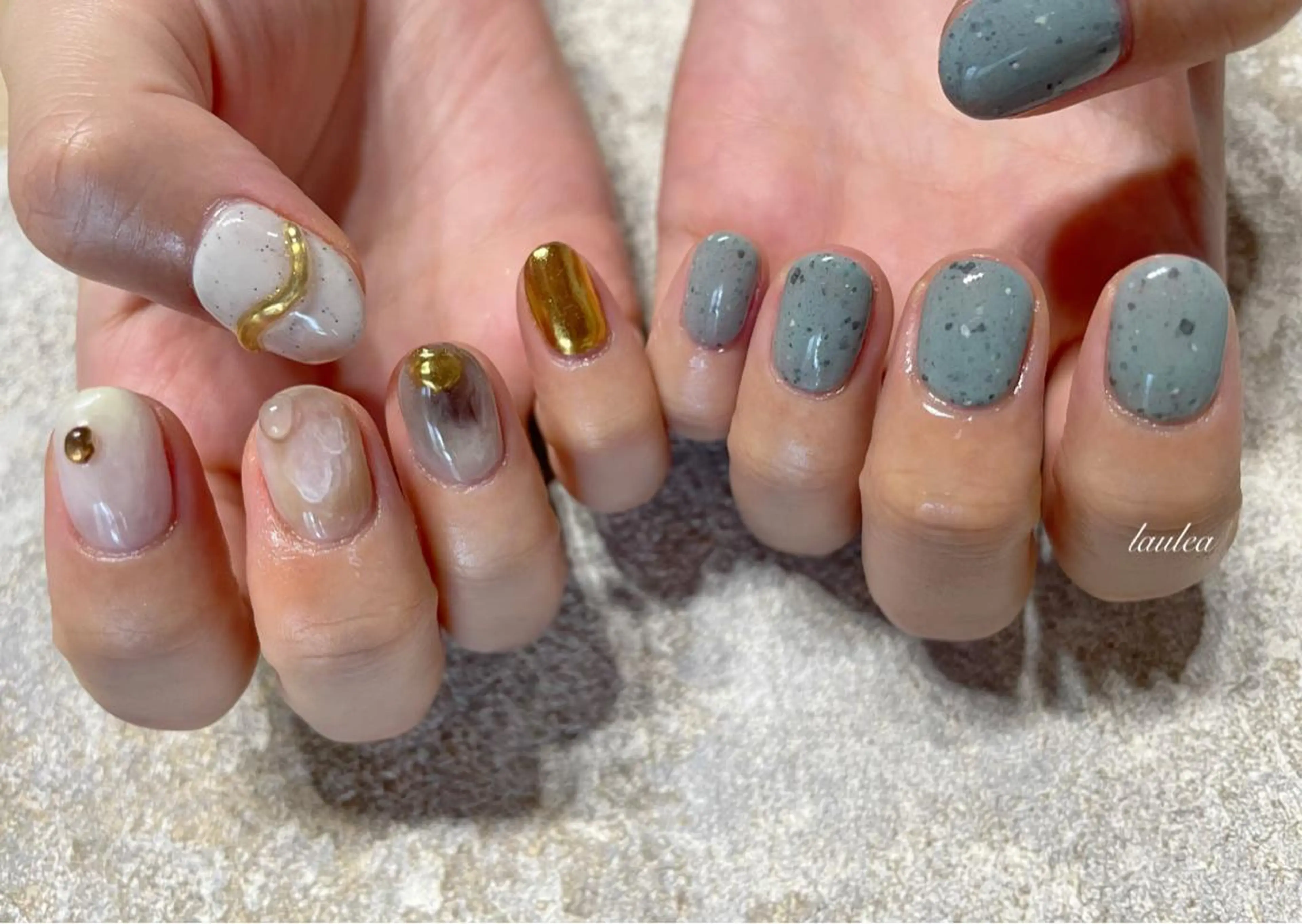 ショート ハンドネイル nagase yumiのネイルデザイン