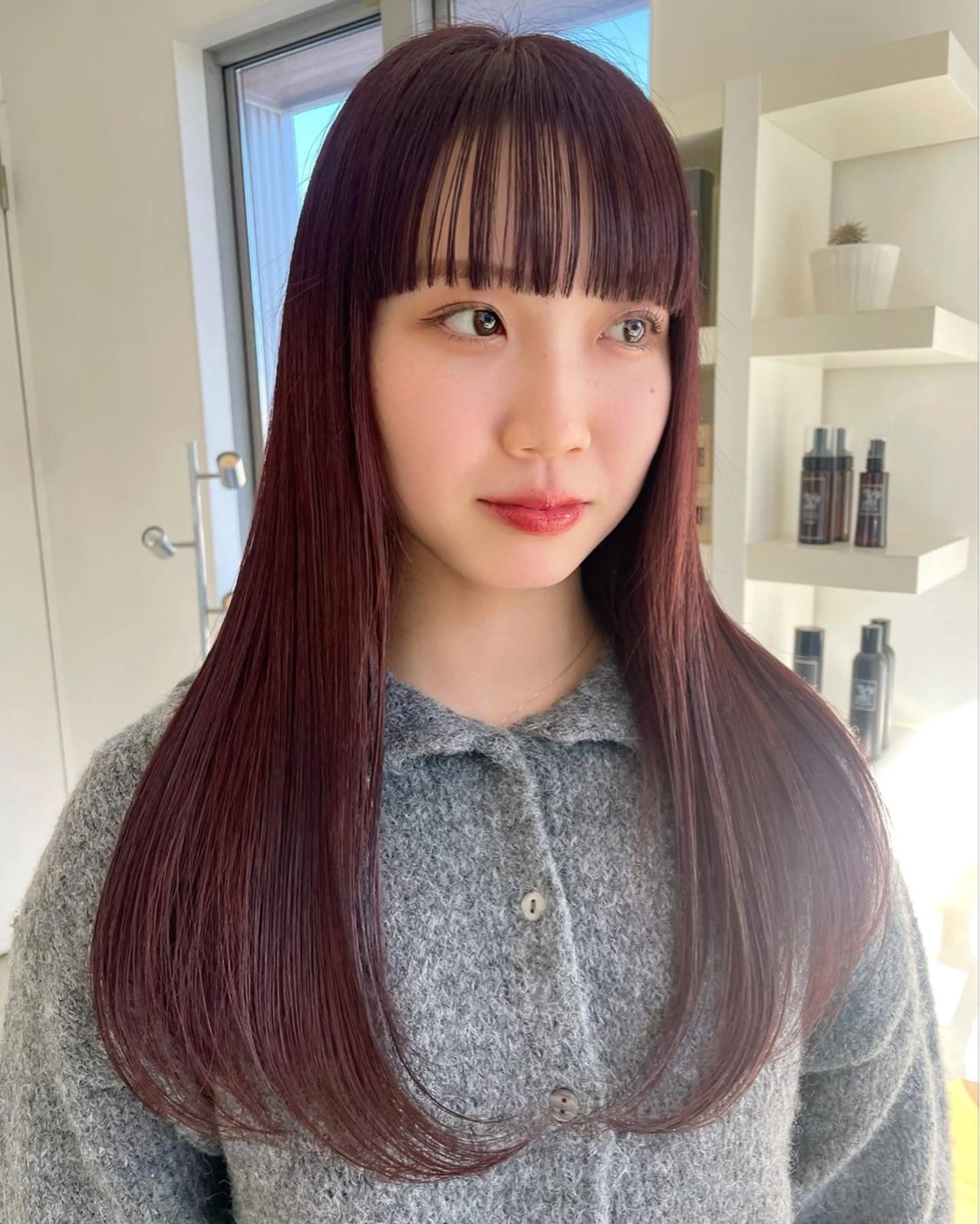 ロング カラー ピンクカラー mir MIYUのヘアスタイル