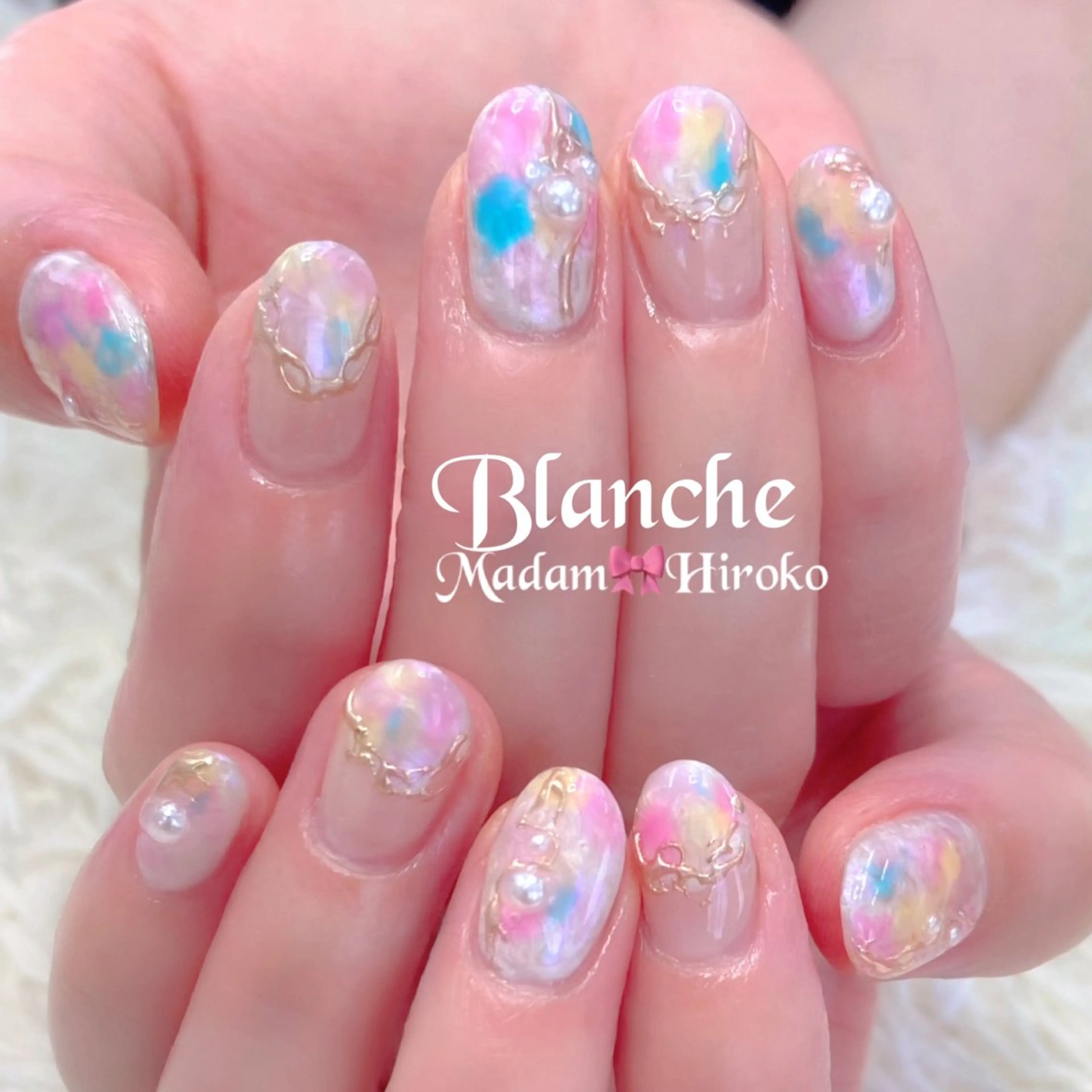 ネイル ニュアンスネイル ハンドネイル Lianネイル 寛子Lianのネイルデザイン