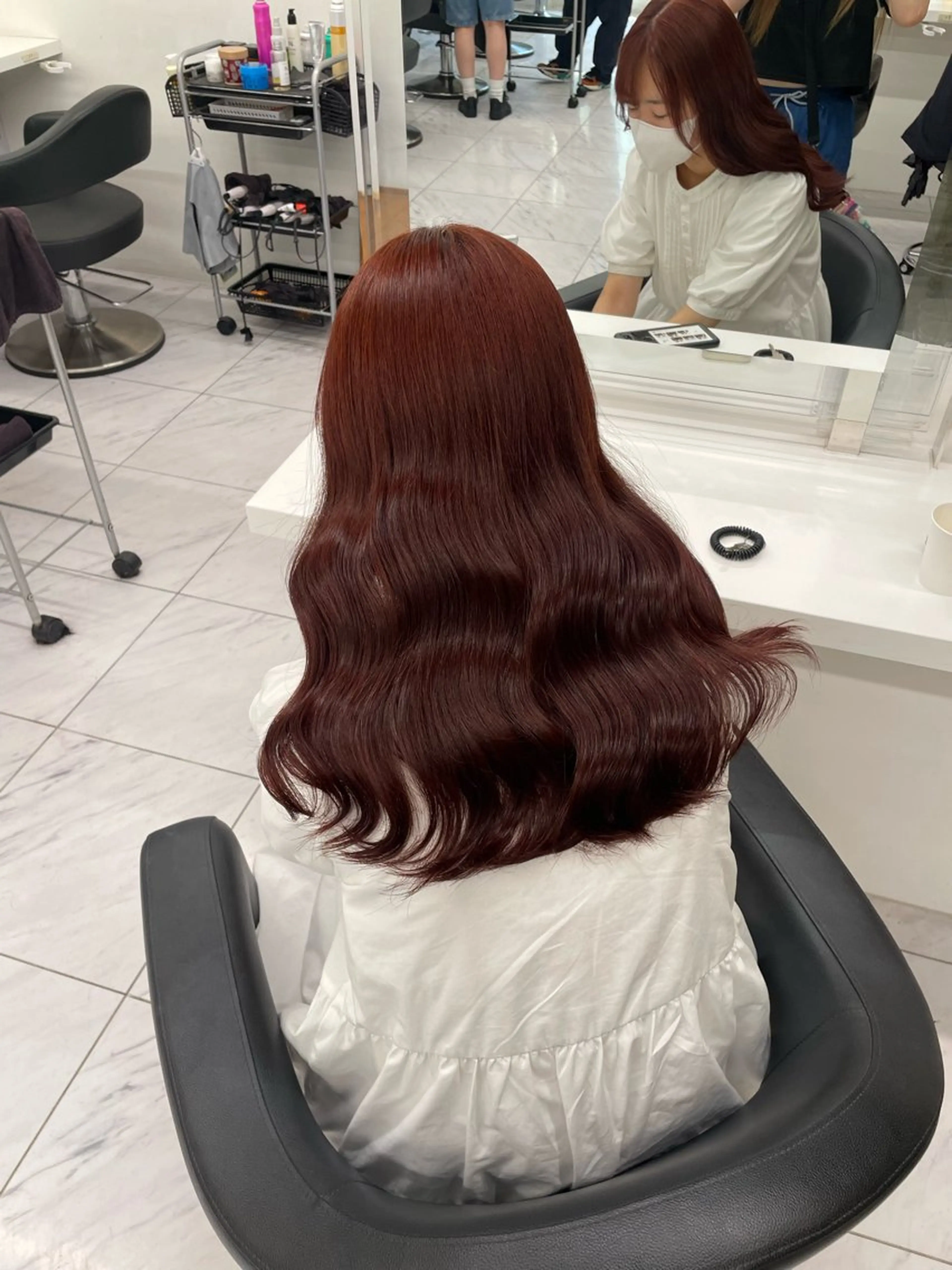 ロング カラー ヘアアレンジ ヘアカラー トリートメント ヘアセット 💗横浜美容室 💗HARUNAのヘアスタイル