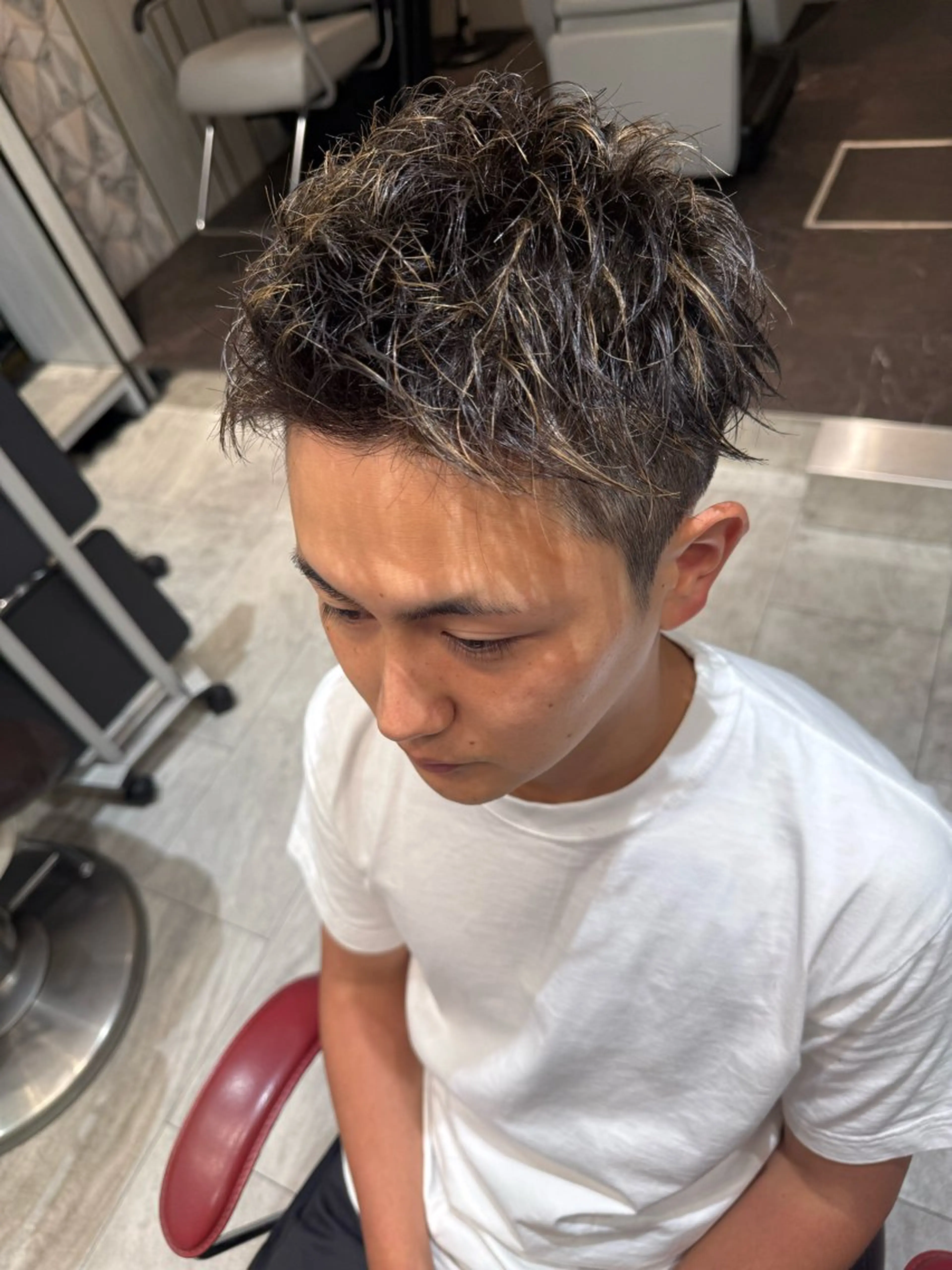 メンズ カット ヘアカラー トリートメント ヘアセット ✨上村 潤平✨メンズヘア✨のヘアスタイル