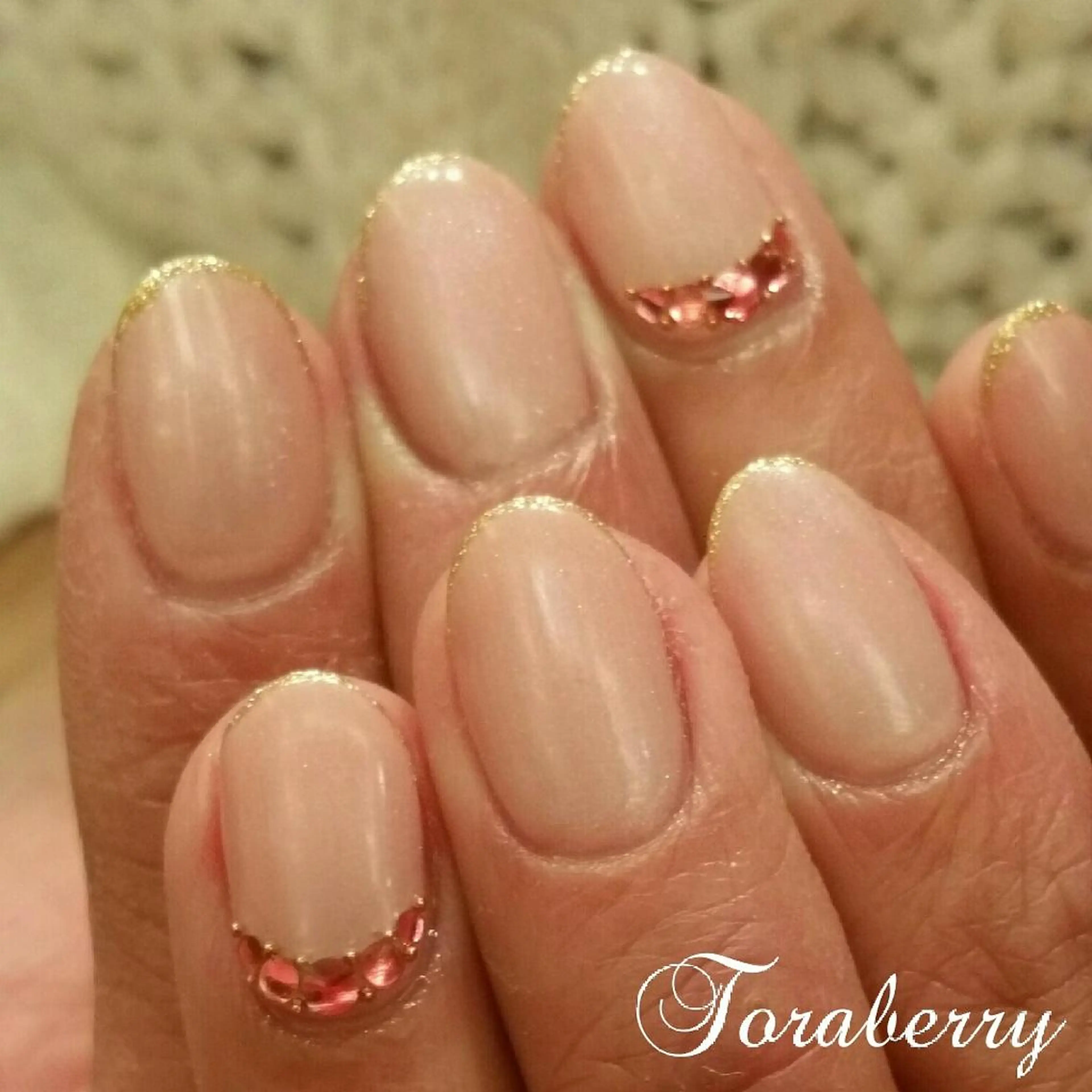 ネイル ラメ(グリッター) ハンドネイル ネイリスト なつみのネイルデザイン