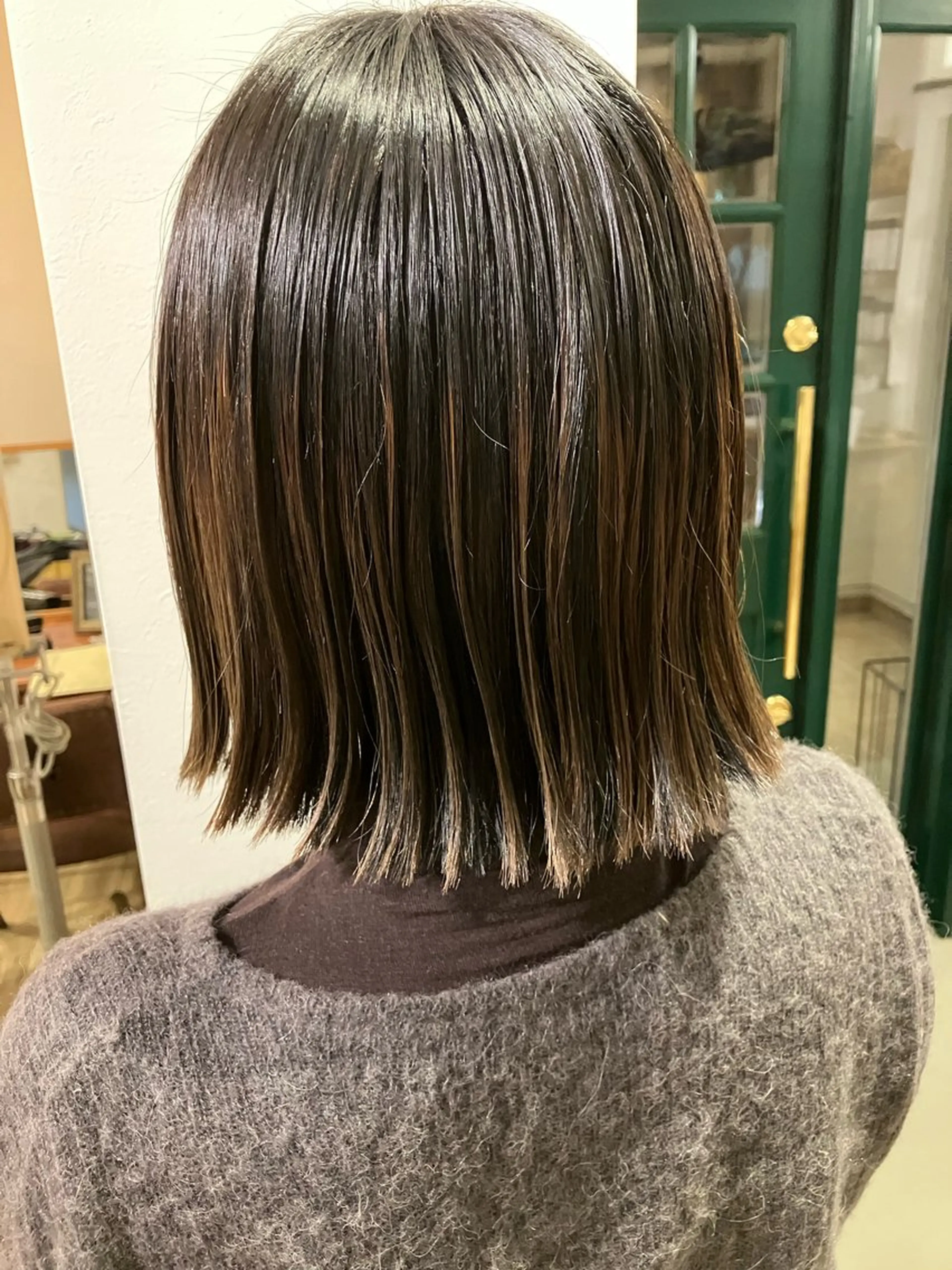 ミディアム カラー 清水 美香のヘアスタイル