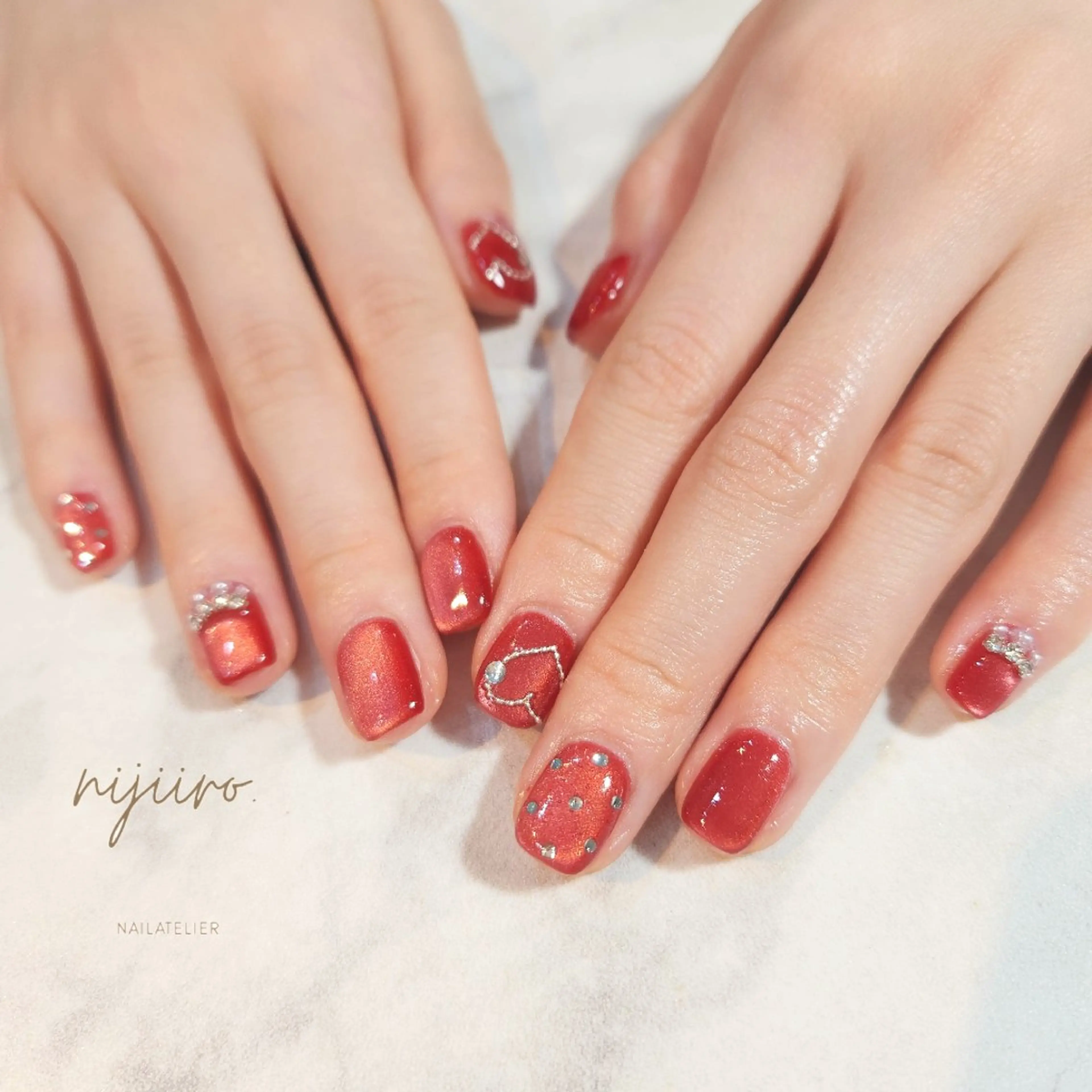 ネイル ハンドネイル nailatelier nijiiro.所属・nijiiro🌈 サトウのネイルデザイン
