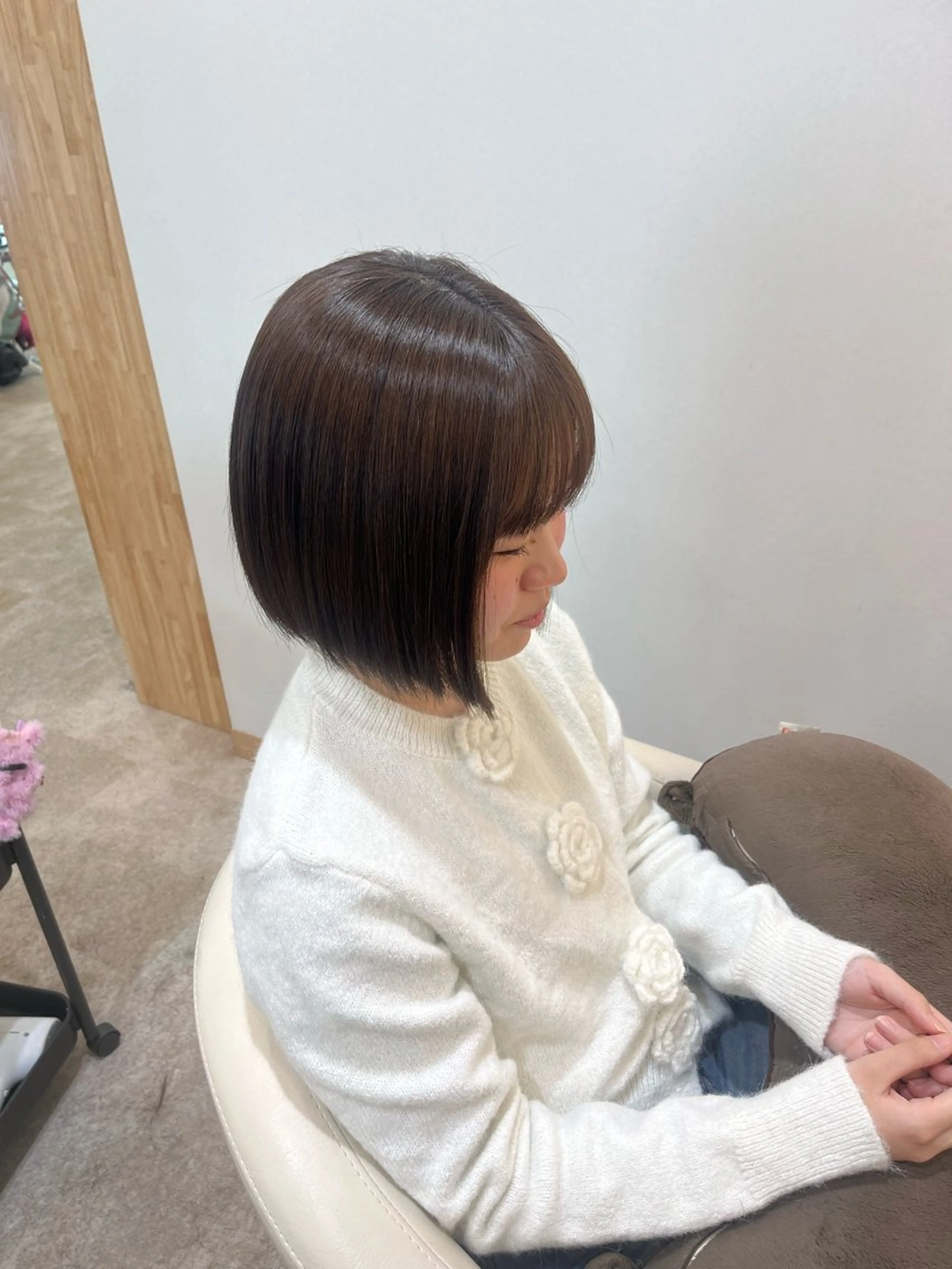 ショート カラー 望愛/レイヤー/ハイ トーン/デザインのヘアスタイル