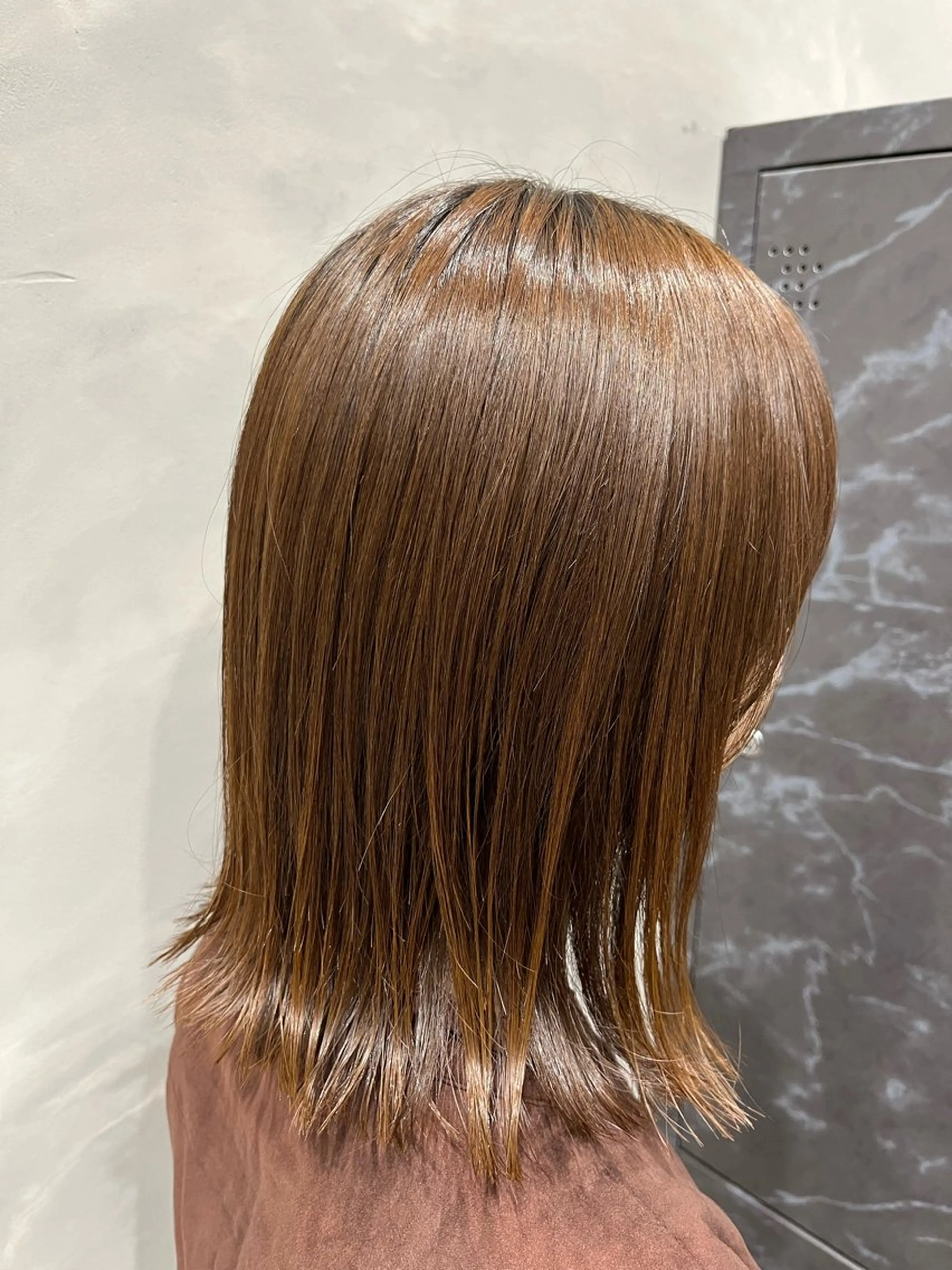 ミディアム 💜N°大分💜 三浦のヘアスタイル