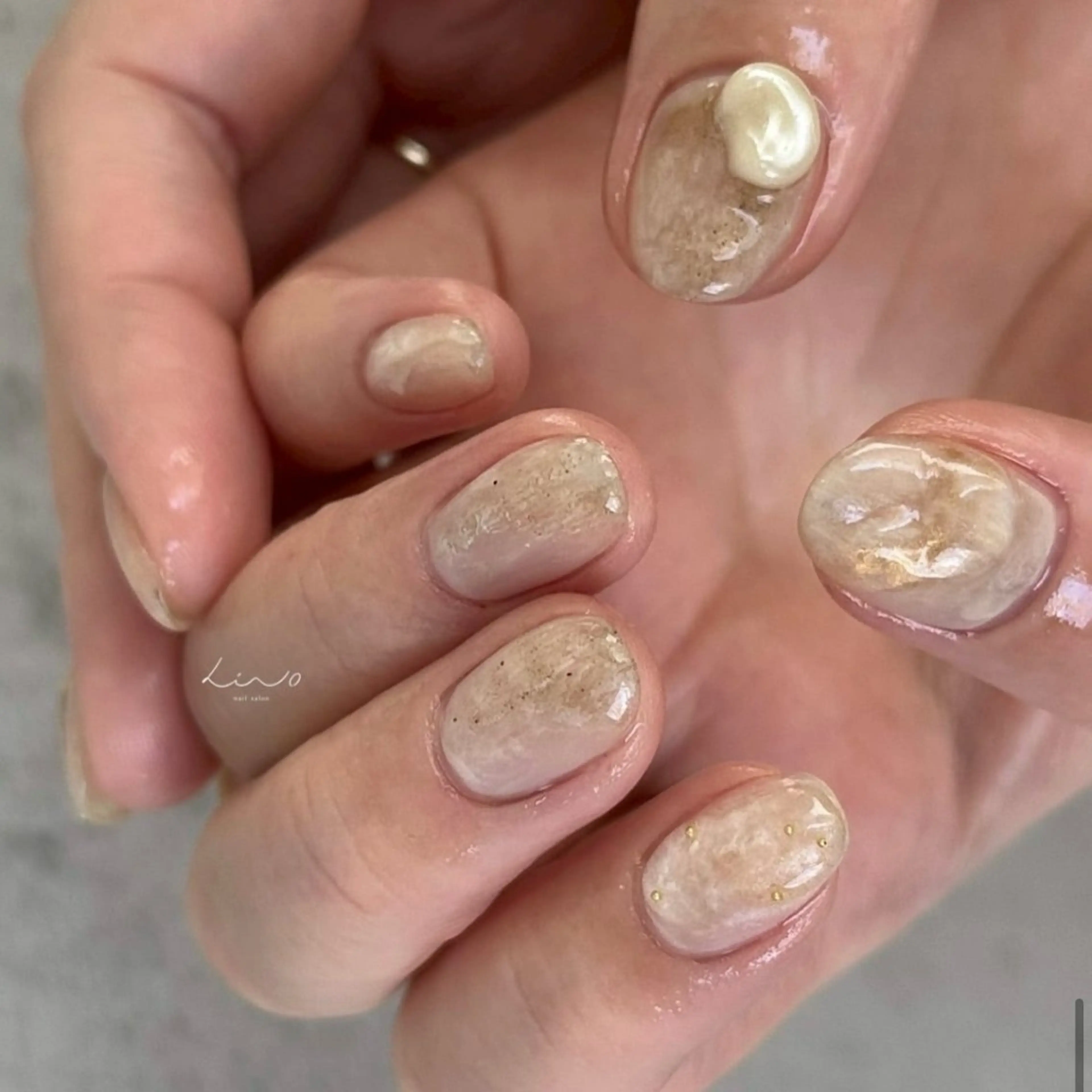 ネイル ハンドネイル lino 大阪本町店のネイルデザイン
