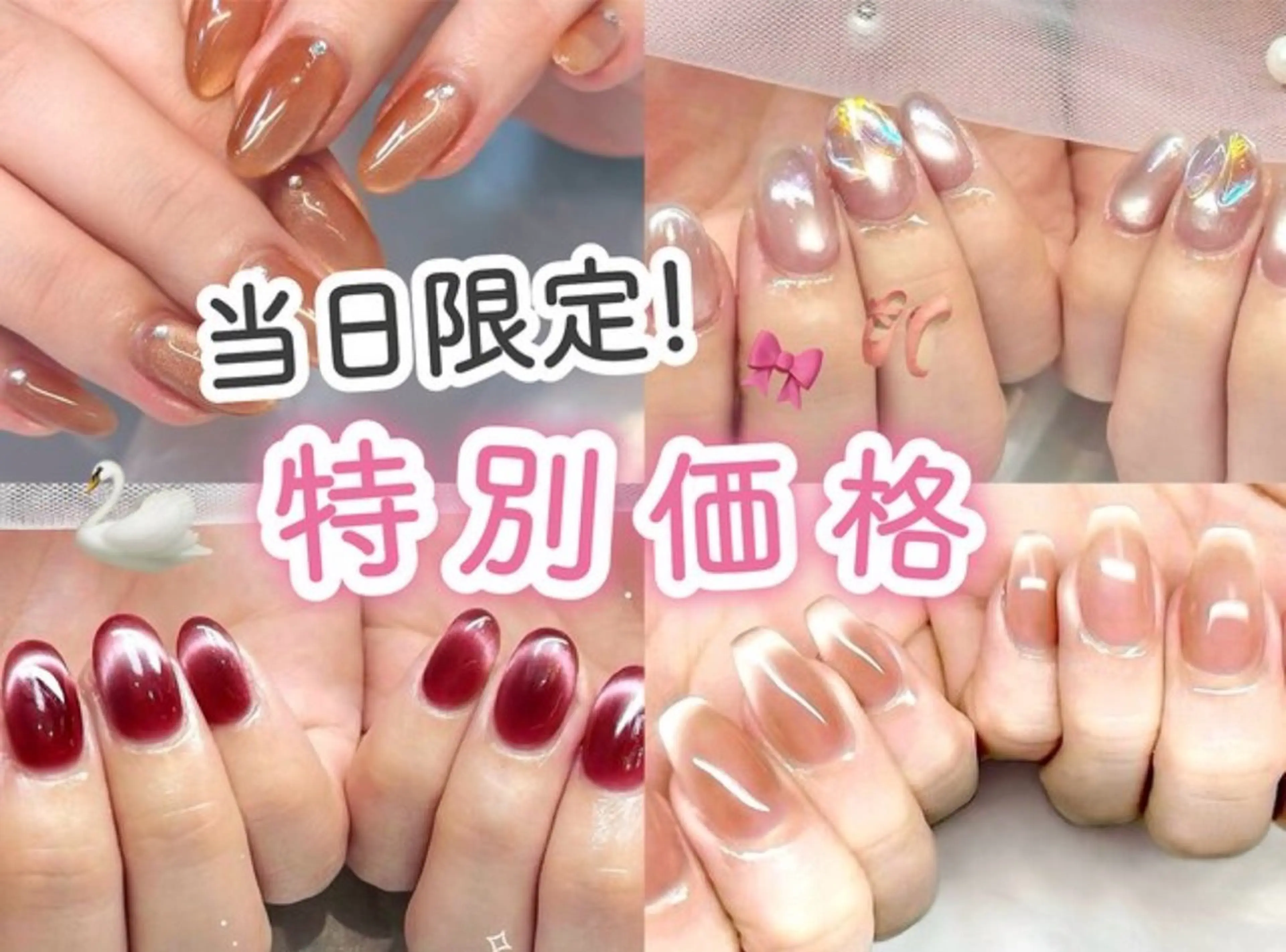 【❤︎限定価格❤︎】🎀マグネットネイル/ミラー/フラッシュ🫧【オフあり】の写真