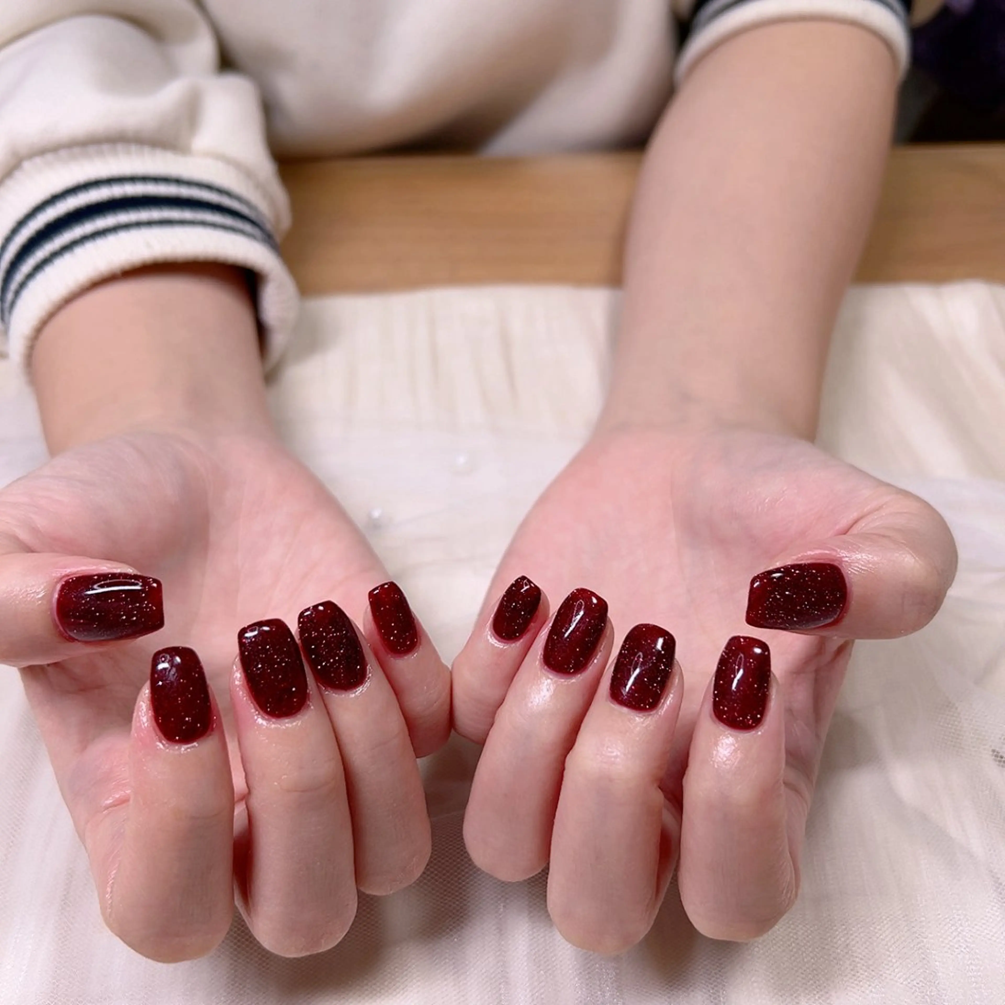 ネイル フラッシュネイル キラキラネイル ラメ(グリッター) Cute Tips nailのネイルデザイン