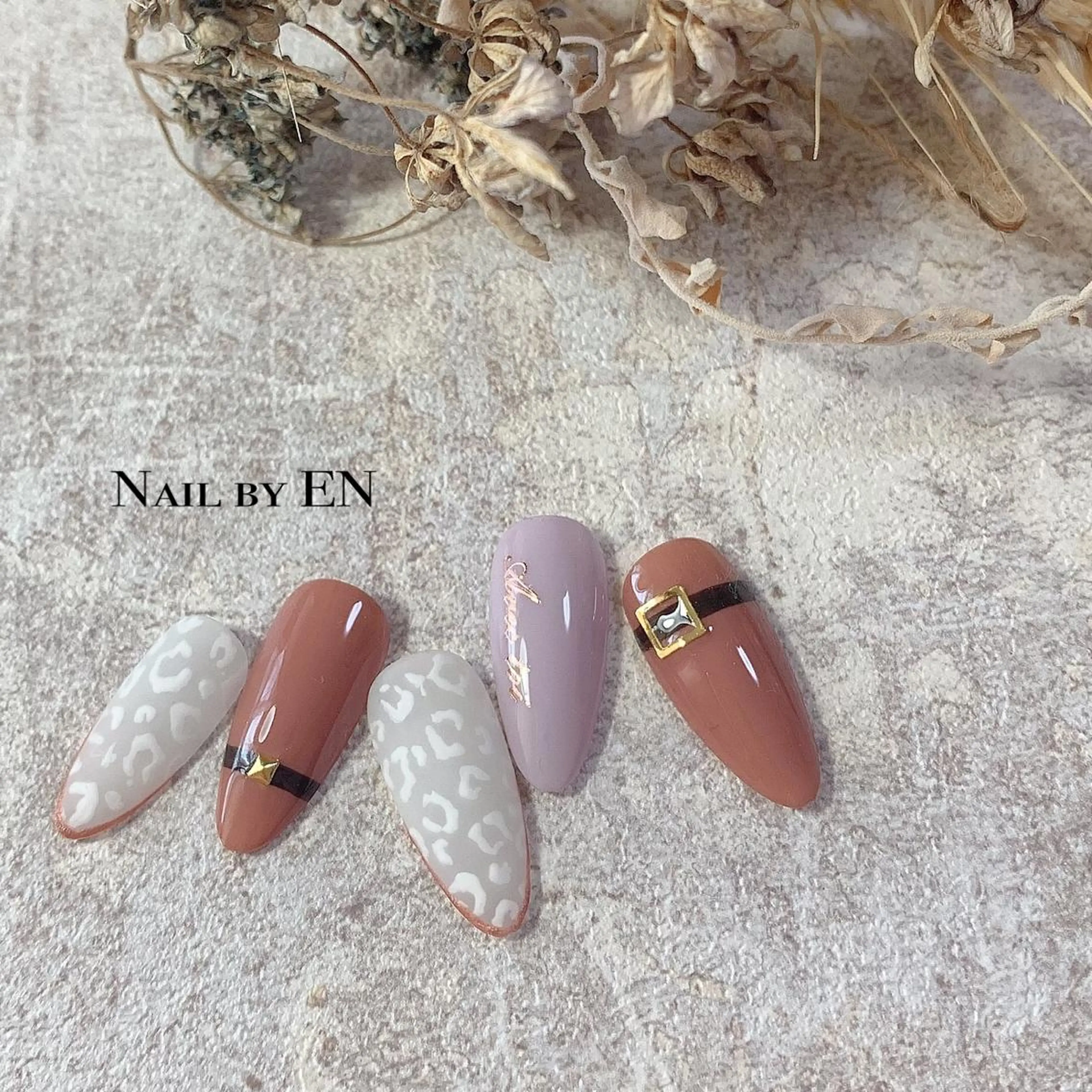 ネイル アニマル柄 Nail by EN*Namiのネイルデザイン