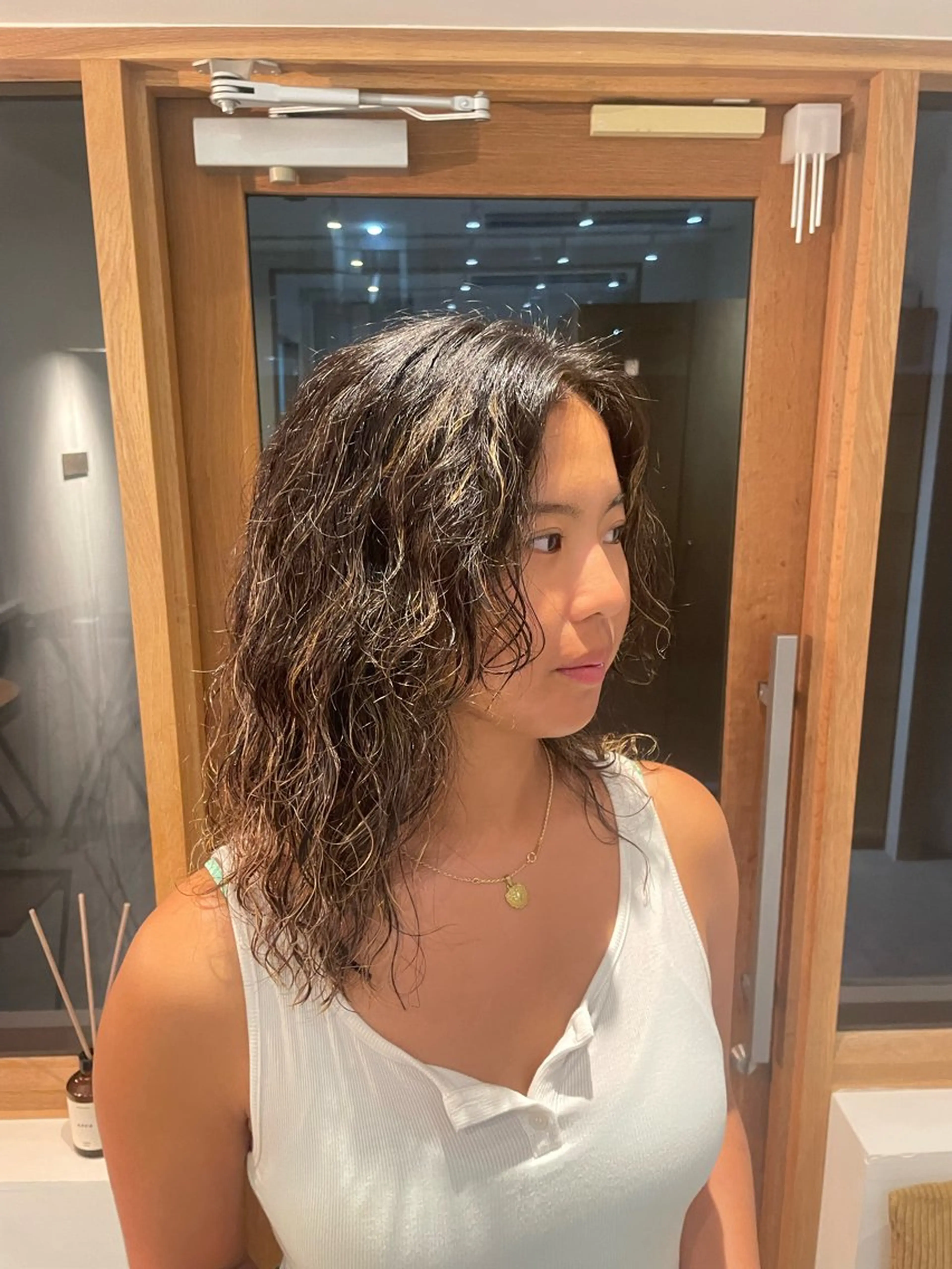 セミロング セミロングパーマ カット ヘアカラー トリートメント ボブ/艶カラー 鎌倉/MIHO🌼のヘアスタイル