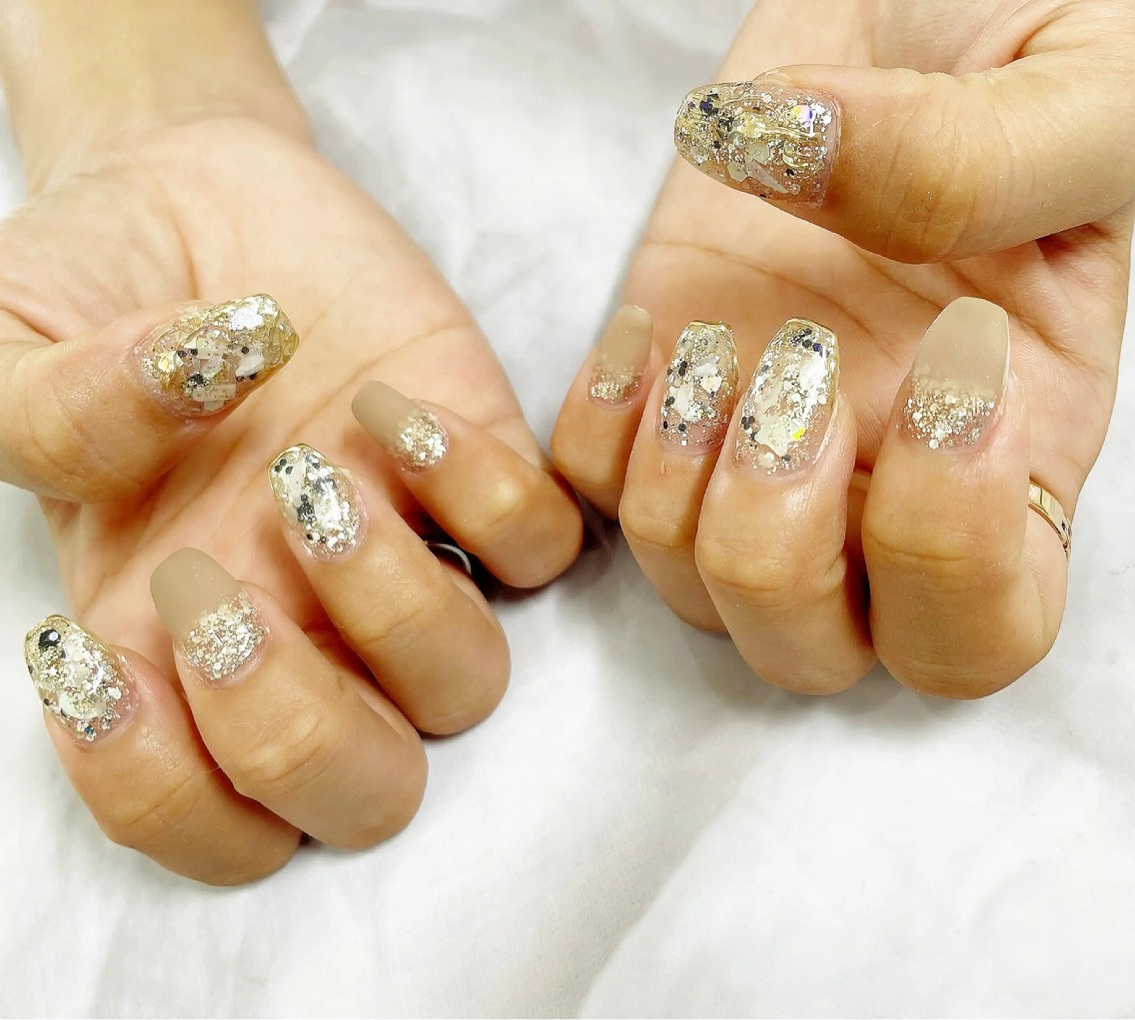 セミロング BURGUNDY 🌹eriのネイルデザイン