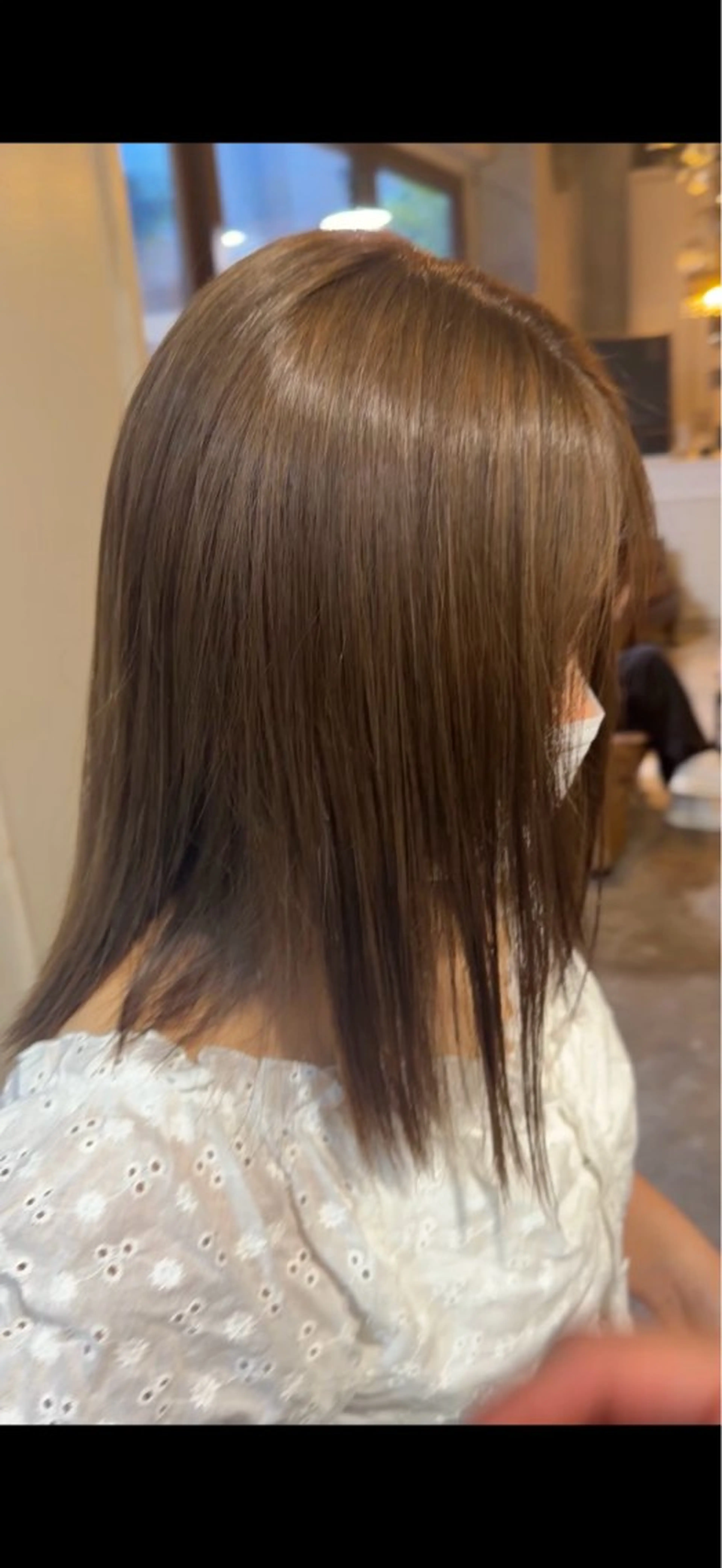 ミディアム ヘアカラー 💖艶ダメージレス激 可愛カラーKAO💖のヘアスタイル