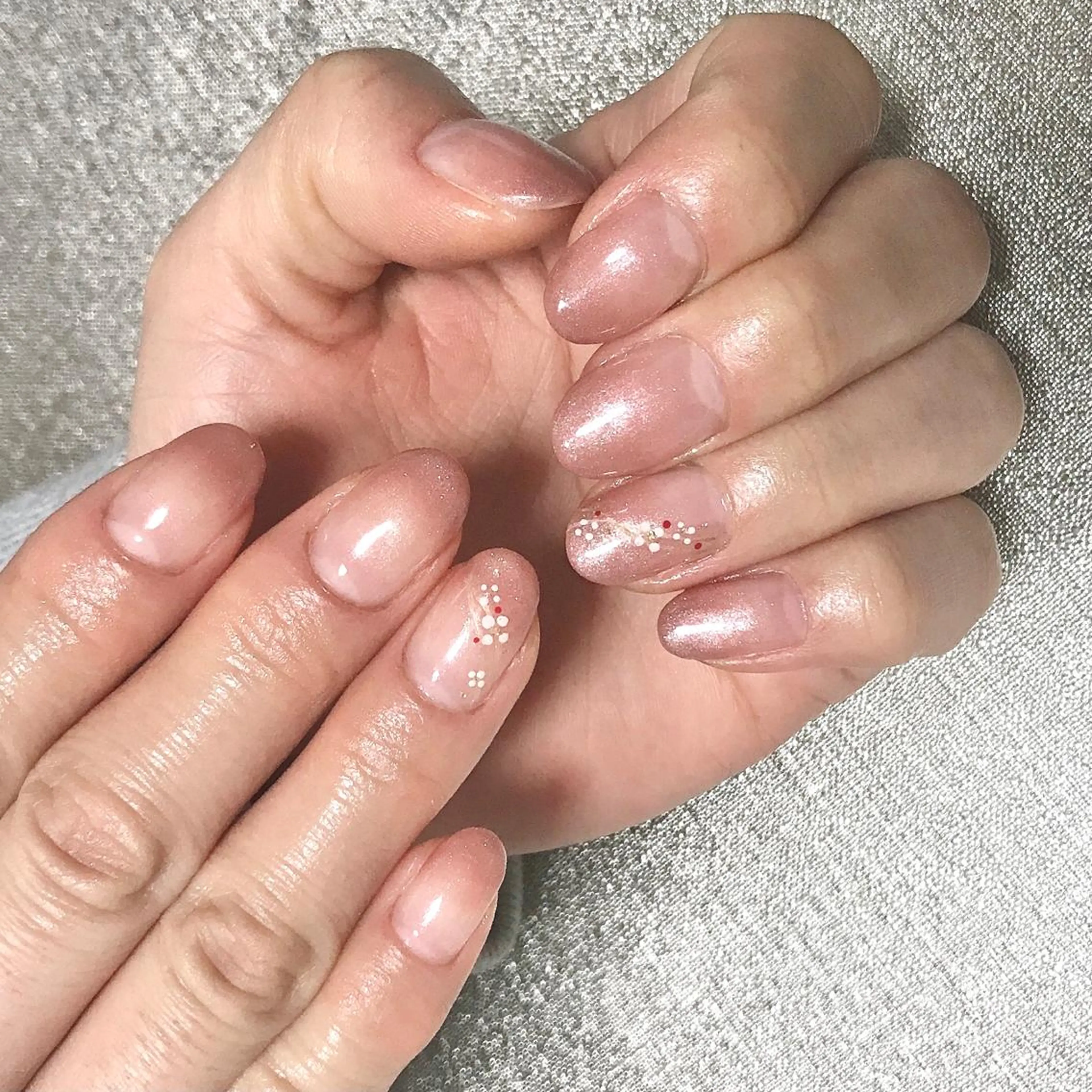 ネイル アートネイル ブラウン グラデーション オフィスネイル シンプルネイル ステラ marikominoのネイルデザイン