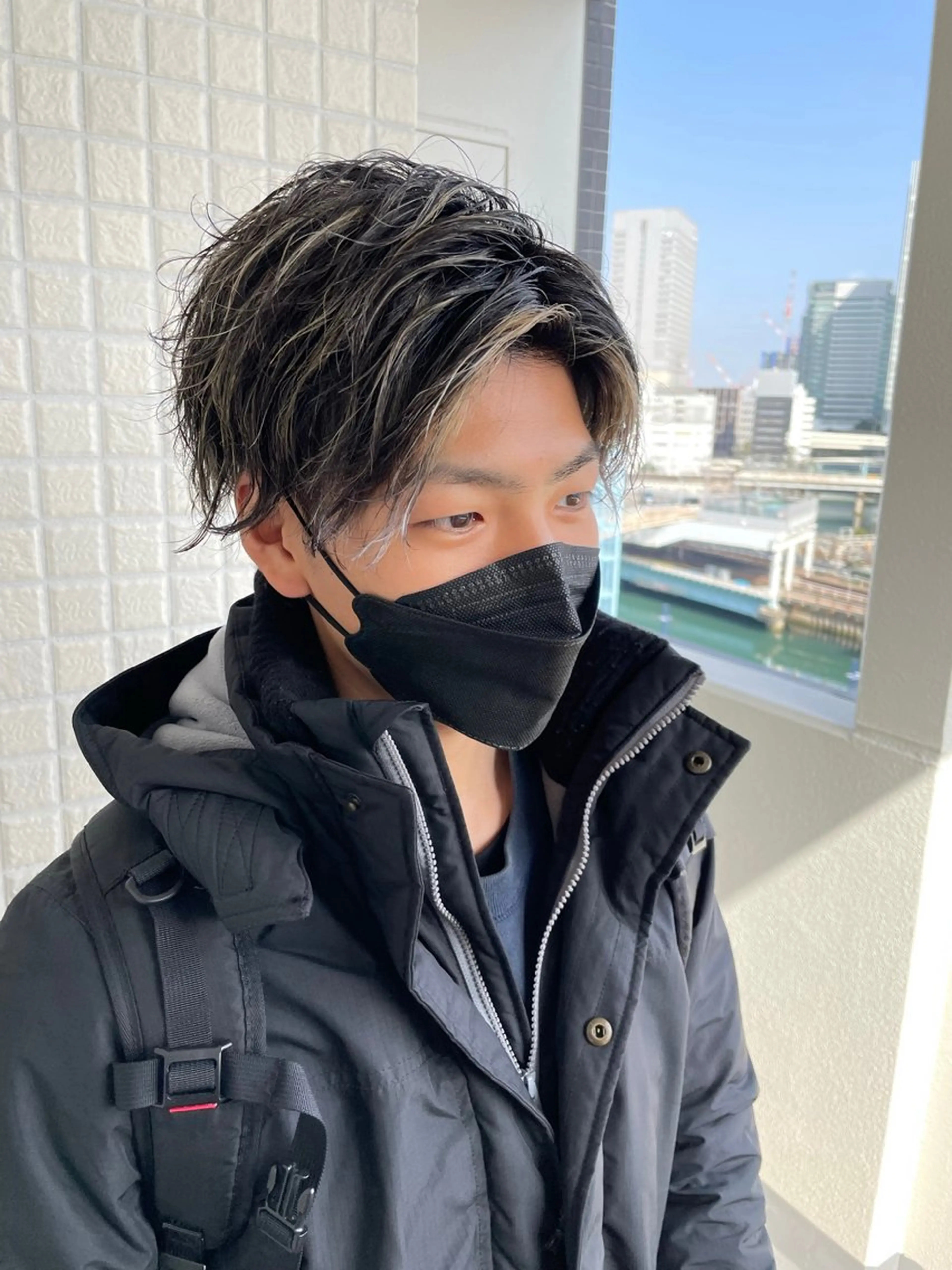 ショート カラー メンズ カット ヘアカラー ヘアセット メンズ特化 パーマ/オザワのヘアスタイル