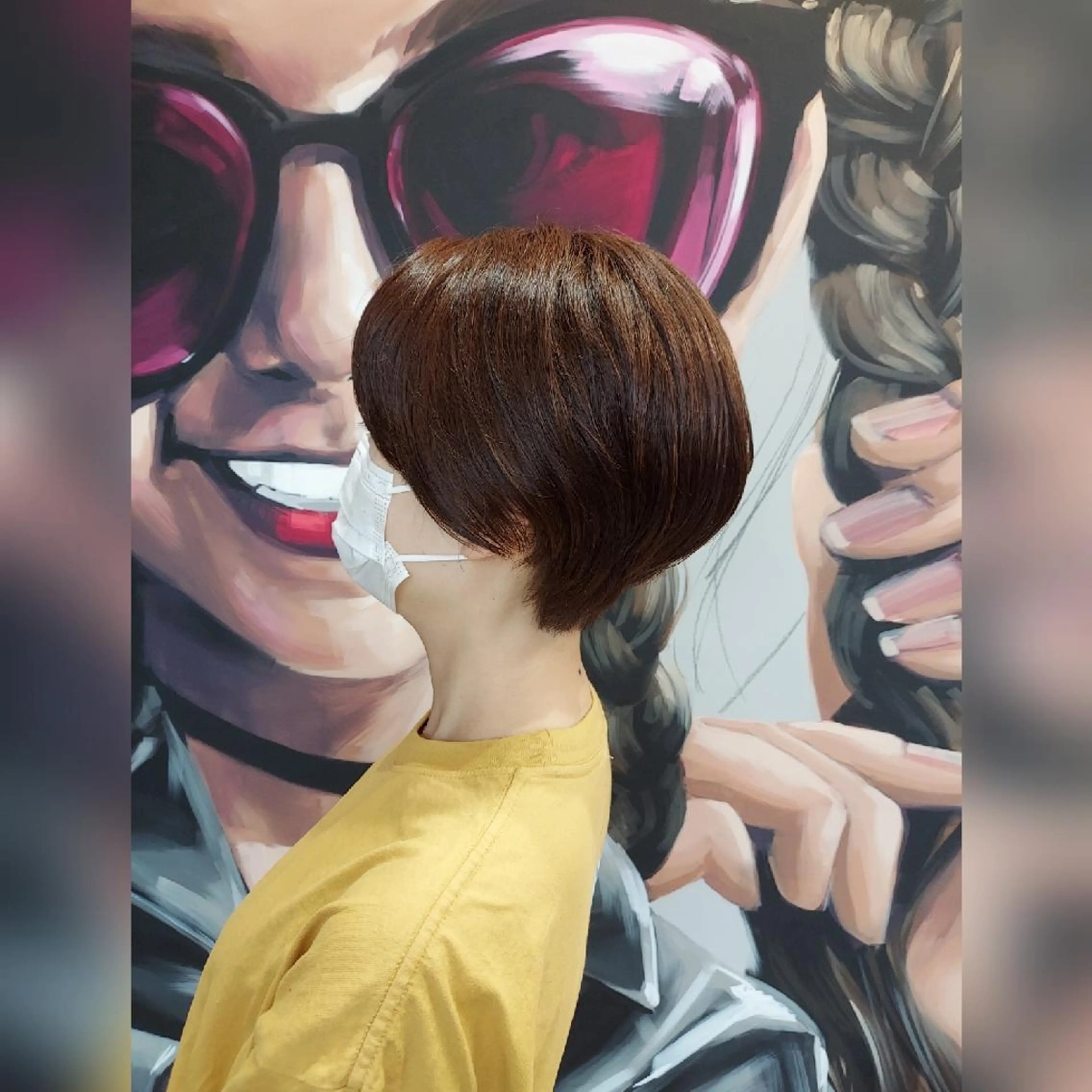 ショート カラー あかね☆ヘアアレンジ /ボブ/縮毛矯正のヘアスタイル