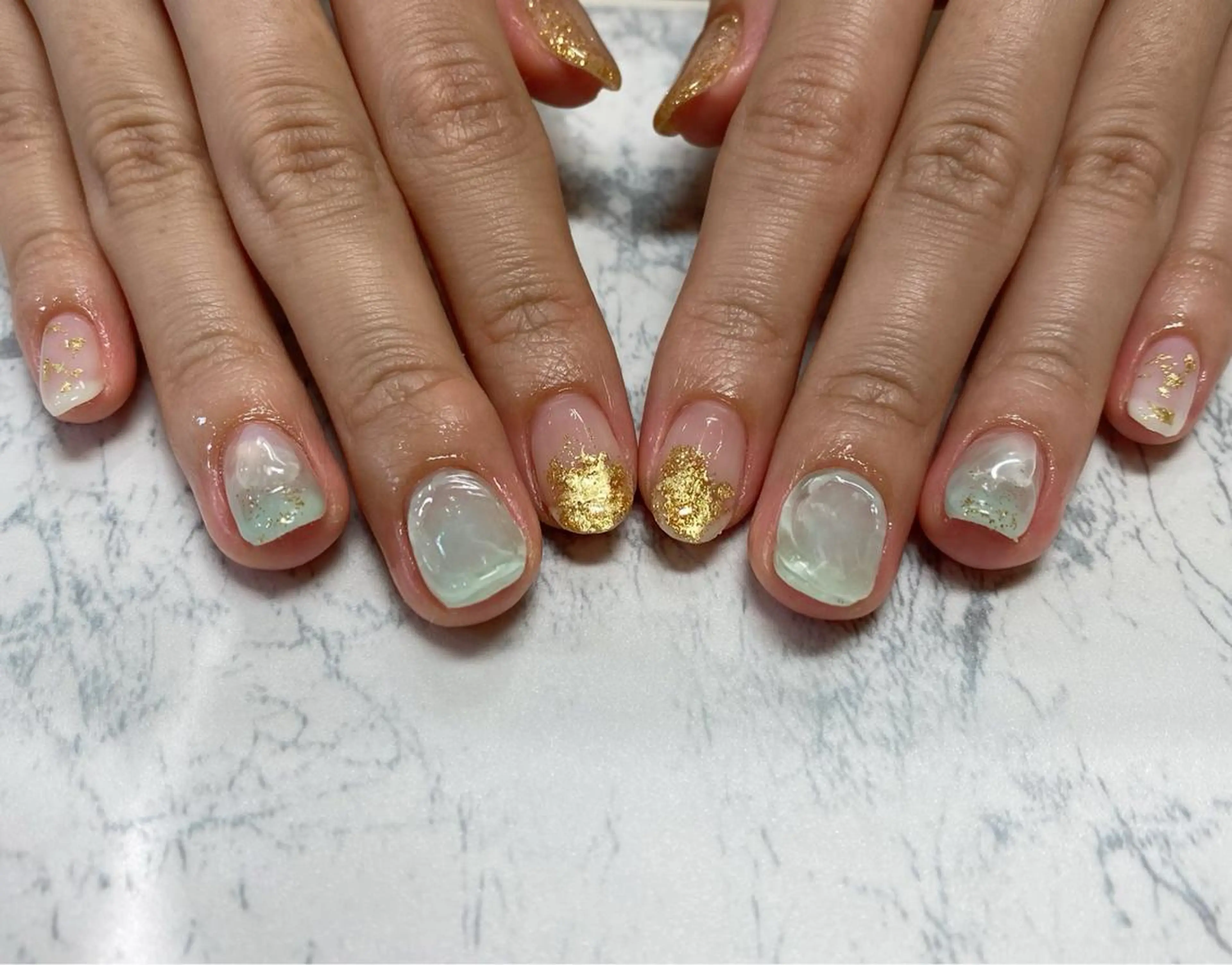 ネイル ハンドネイル Ebina Ryoのネイルデザイン