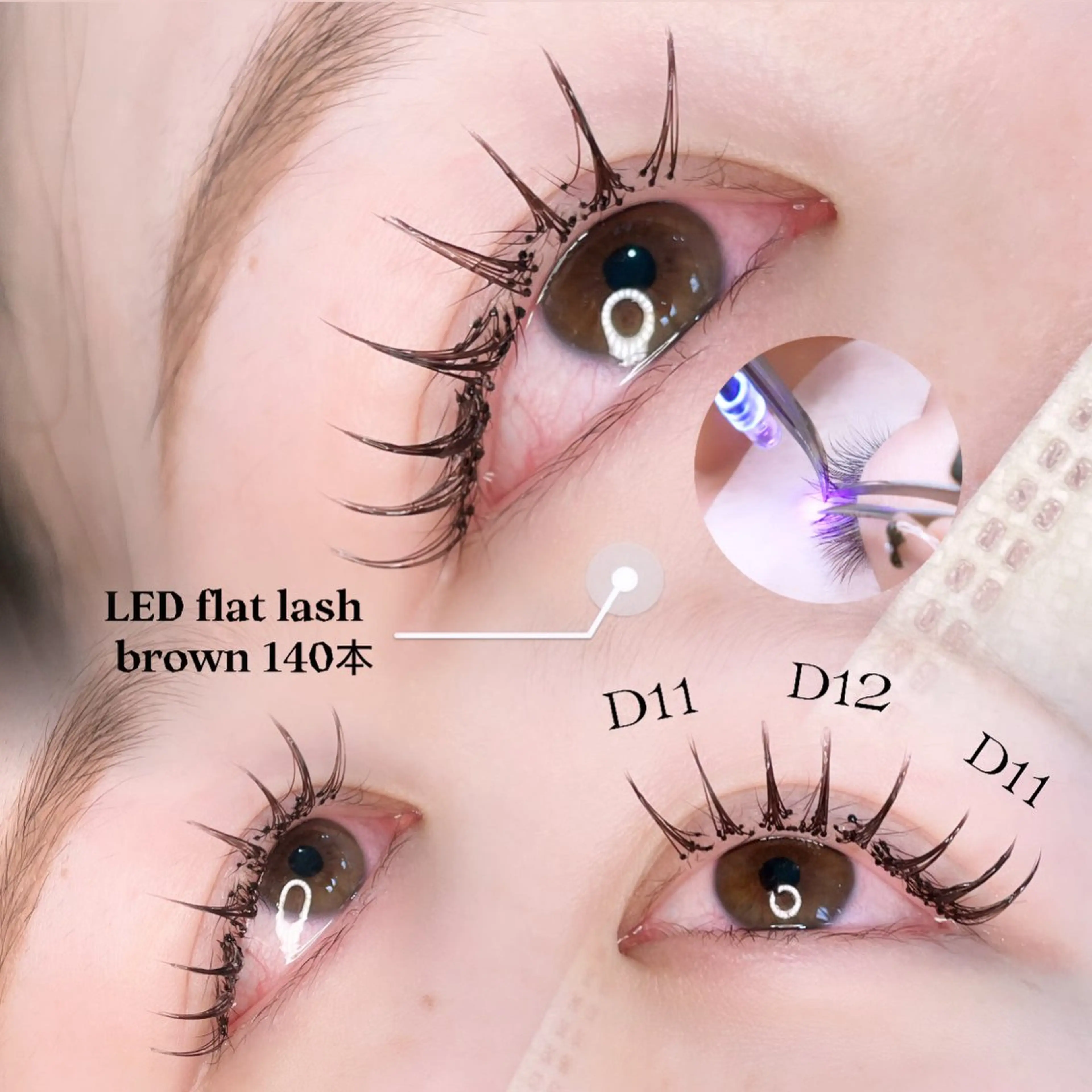 【ご新規様価格】LEDマツエク❣️80本 ¥7000/ 100本 ¥7500/ 120本 ¥8000 ※オフ500円の写真