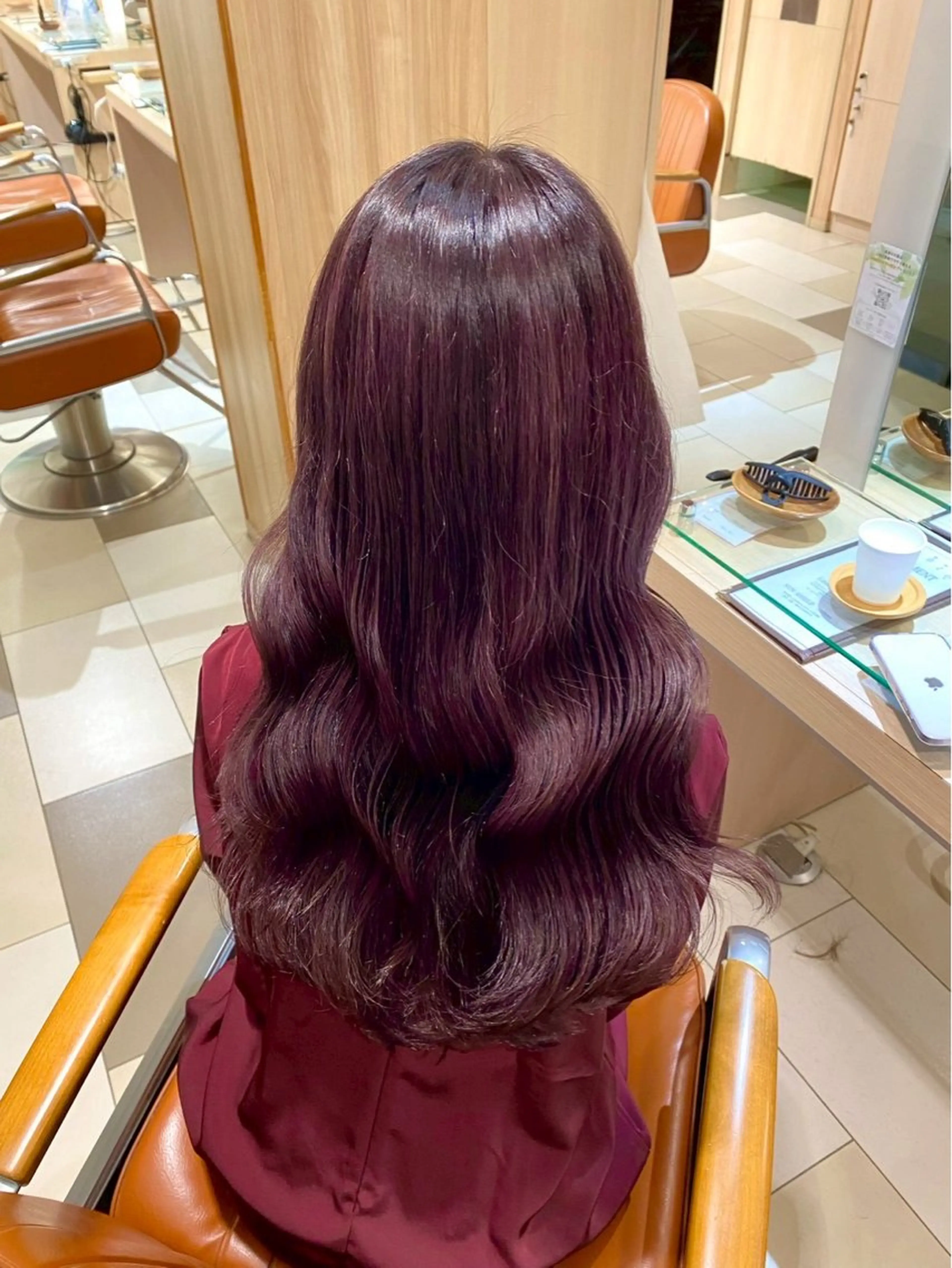 ロング カラー 自由が丘/まい/カラ ーモデル🎀/艶髪✨のヘアスタイル