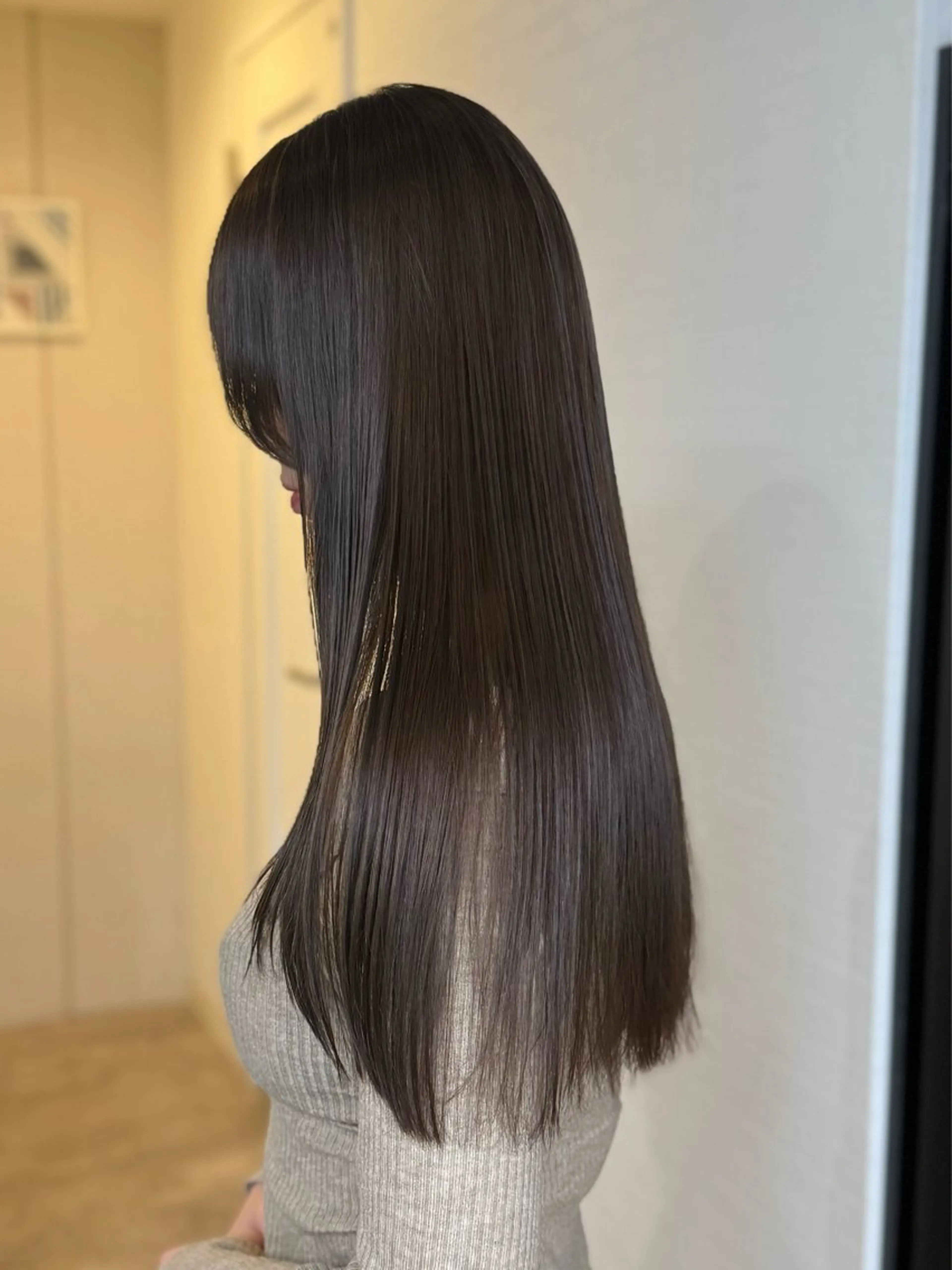 【新規★5】小顔カット+プレミアムケアカラー+最上級ケラチントリートメントの写真