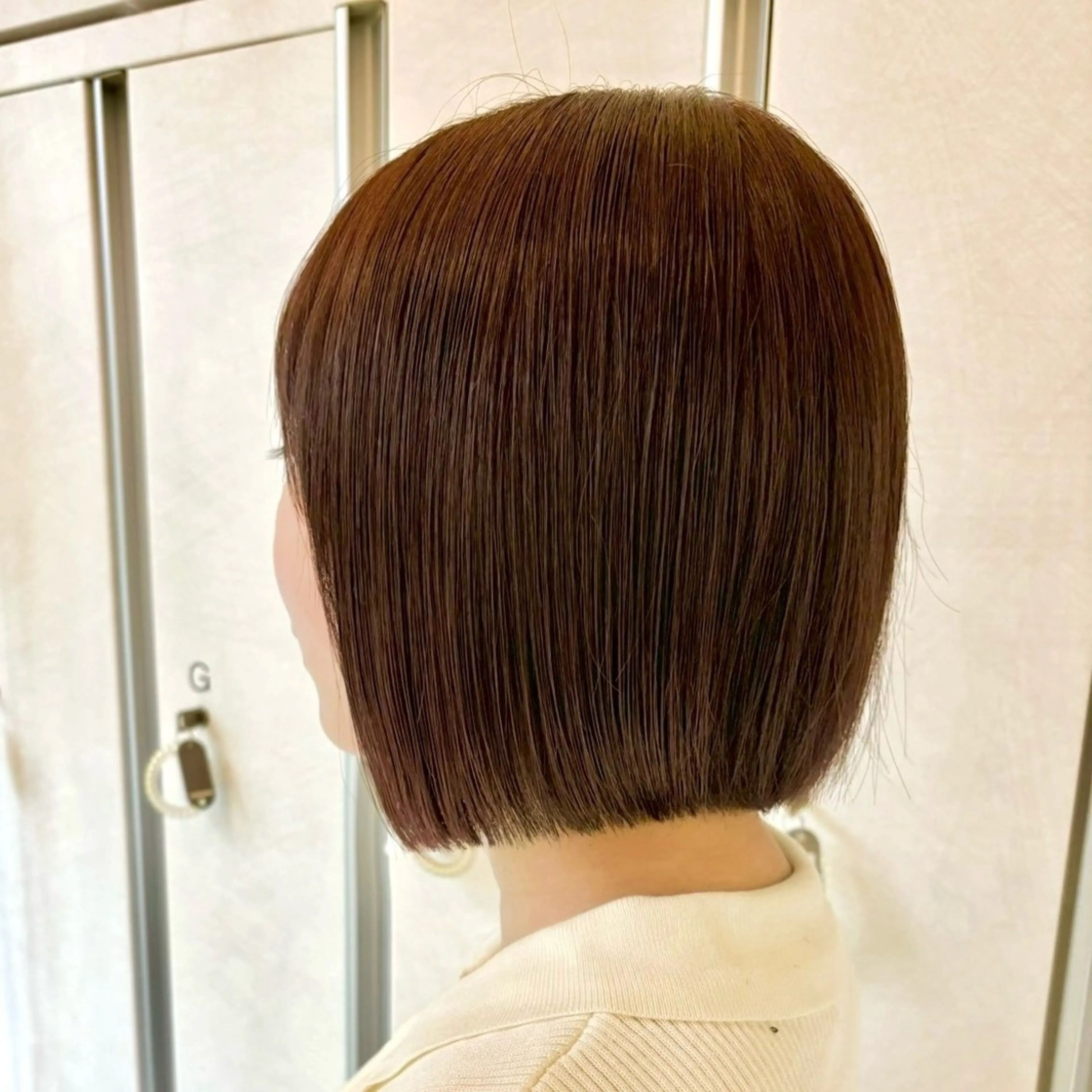 ショート カラー ブラウンカラー ピンクカラー ピンクブラウン ボブ カット ヘアカラー トリートメント ボブ/レイヤー/透明 感カラー/Dai🌿のヘアスタイル