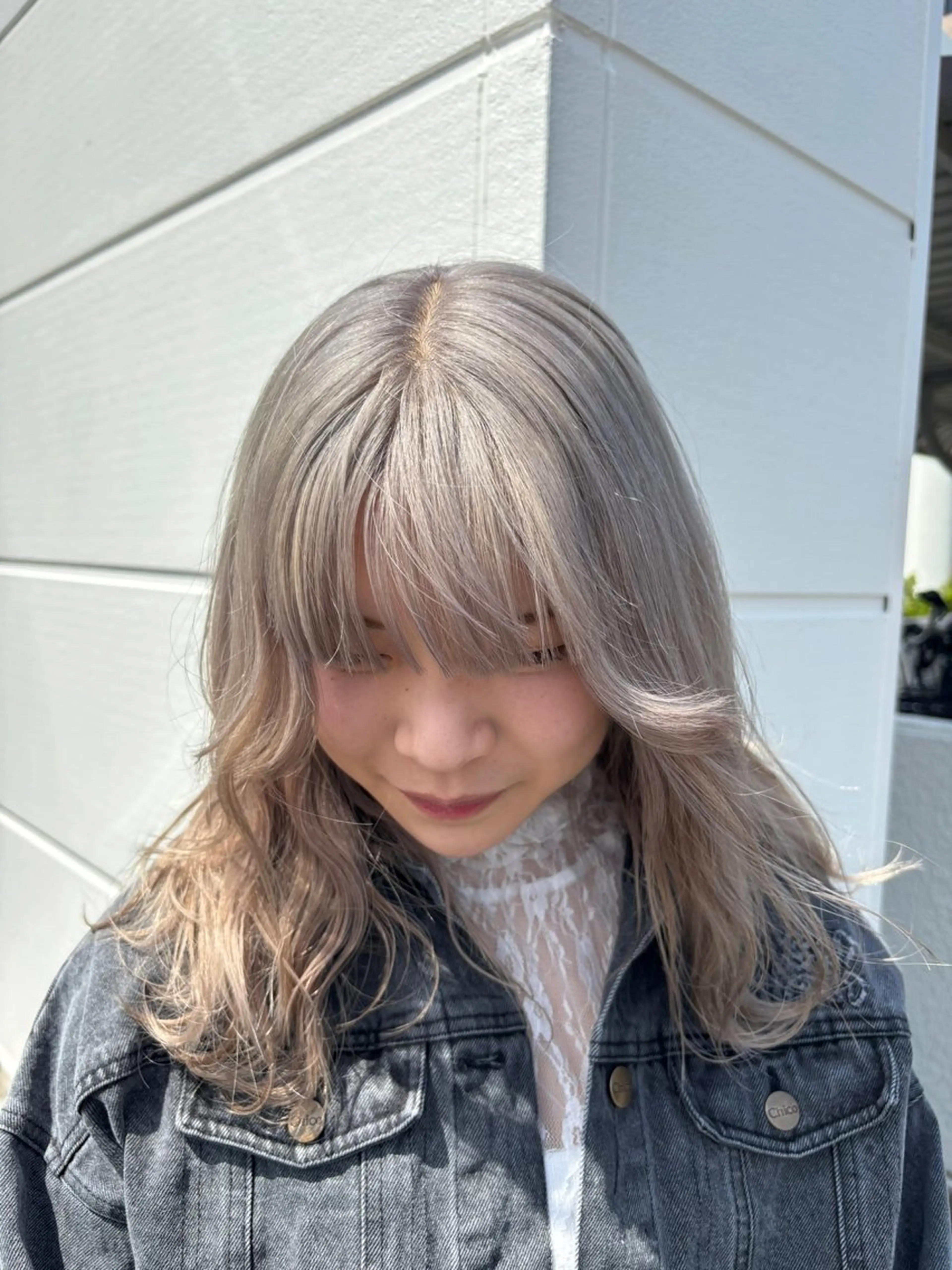 ロング カラー ブリーチ ケアブリーチ 似合わせレイヤー/ Wカラー🧸こころのヘアスタイル