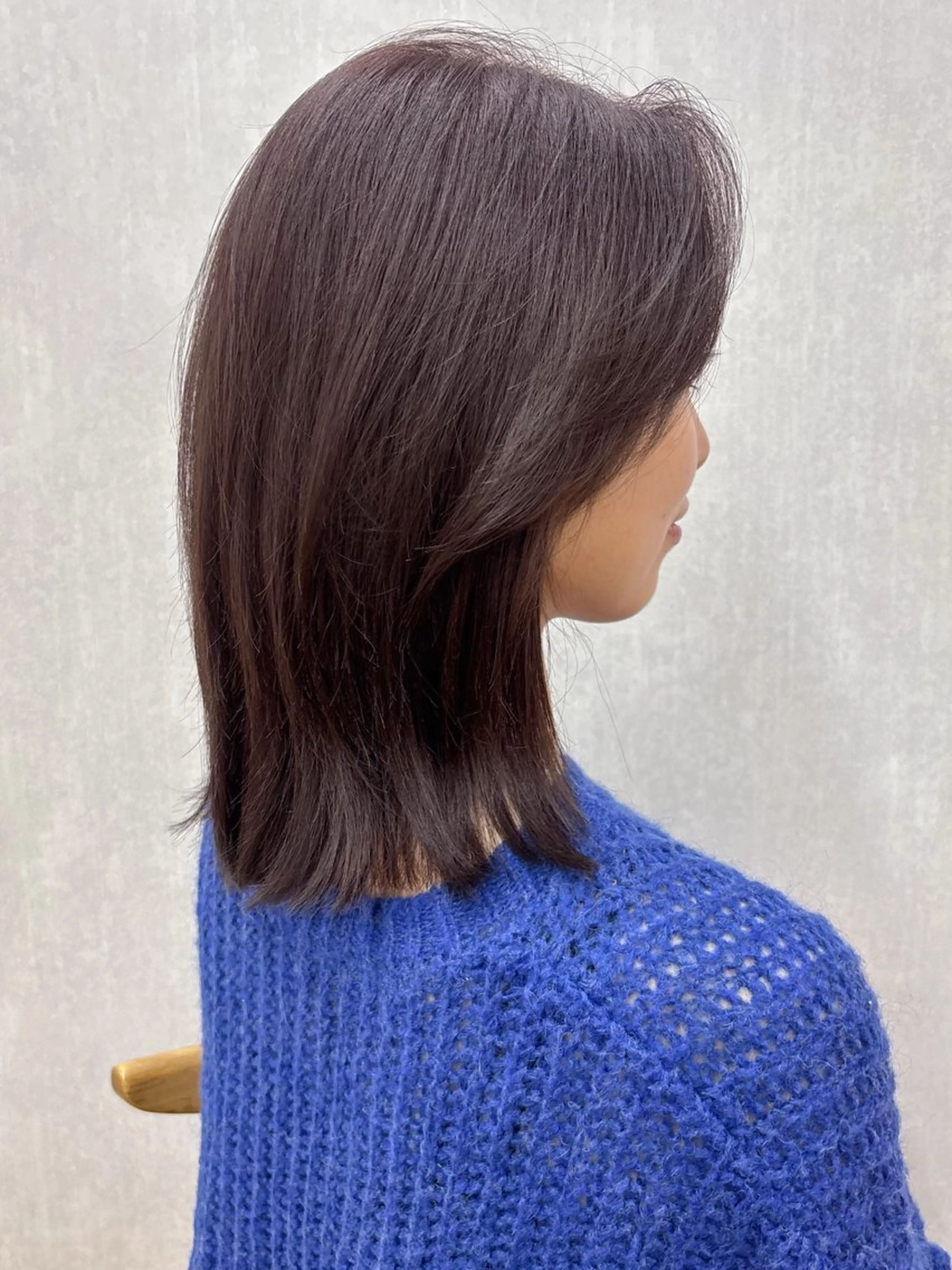 ミディアム ミディアムレイヤー レイヤーカット トリートメント ヘアカラー ボブ/ミディアム 親しみやすさ/さくらのヘアスタイル