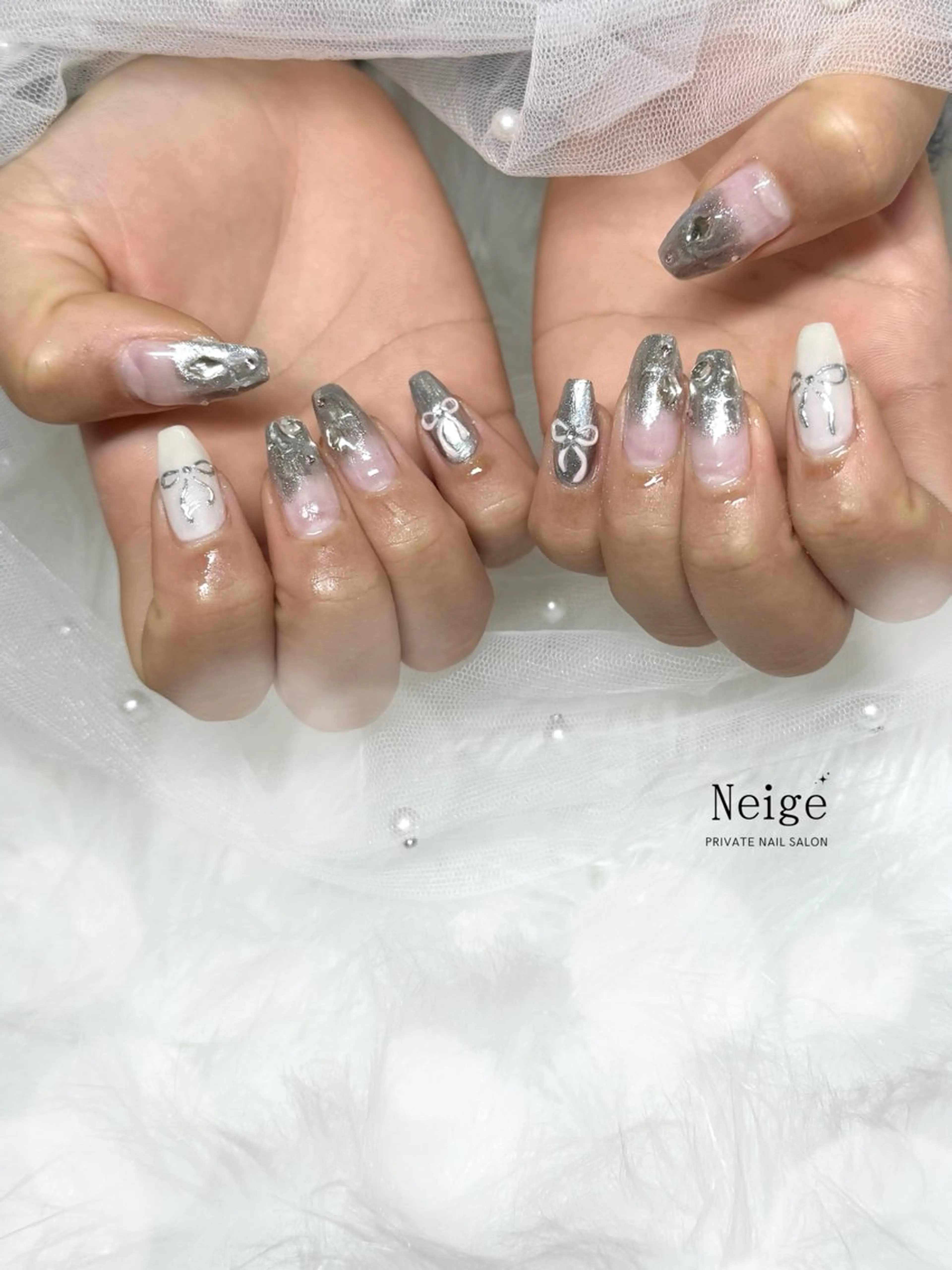 ネイル ハンドネイル Neige所属・Neige 𓂃 aiのネイルデザイン