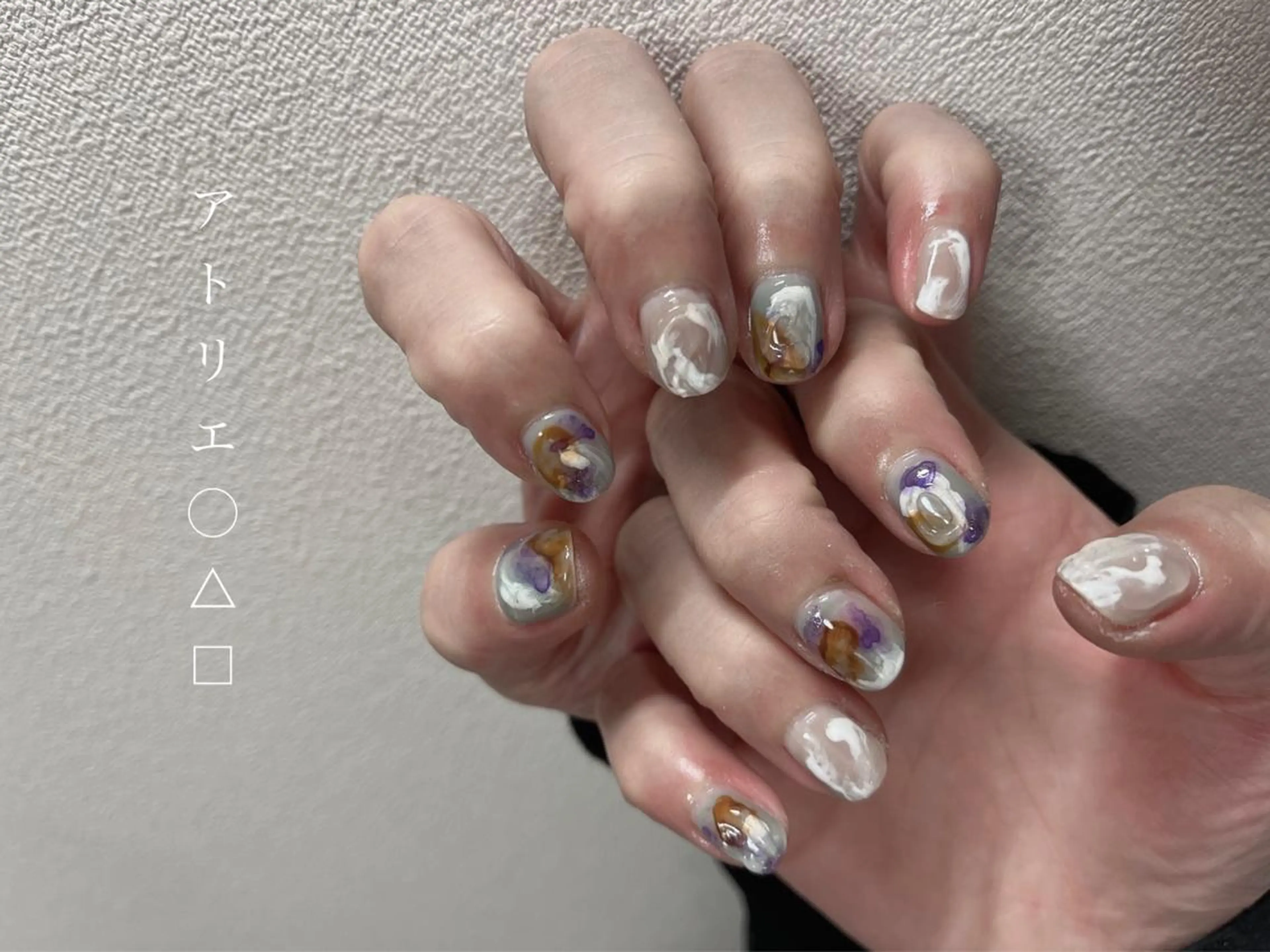 ネイル ハンドネイル アトリエ ○△□のネイルデザイン