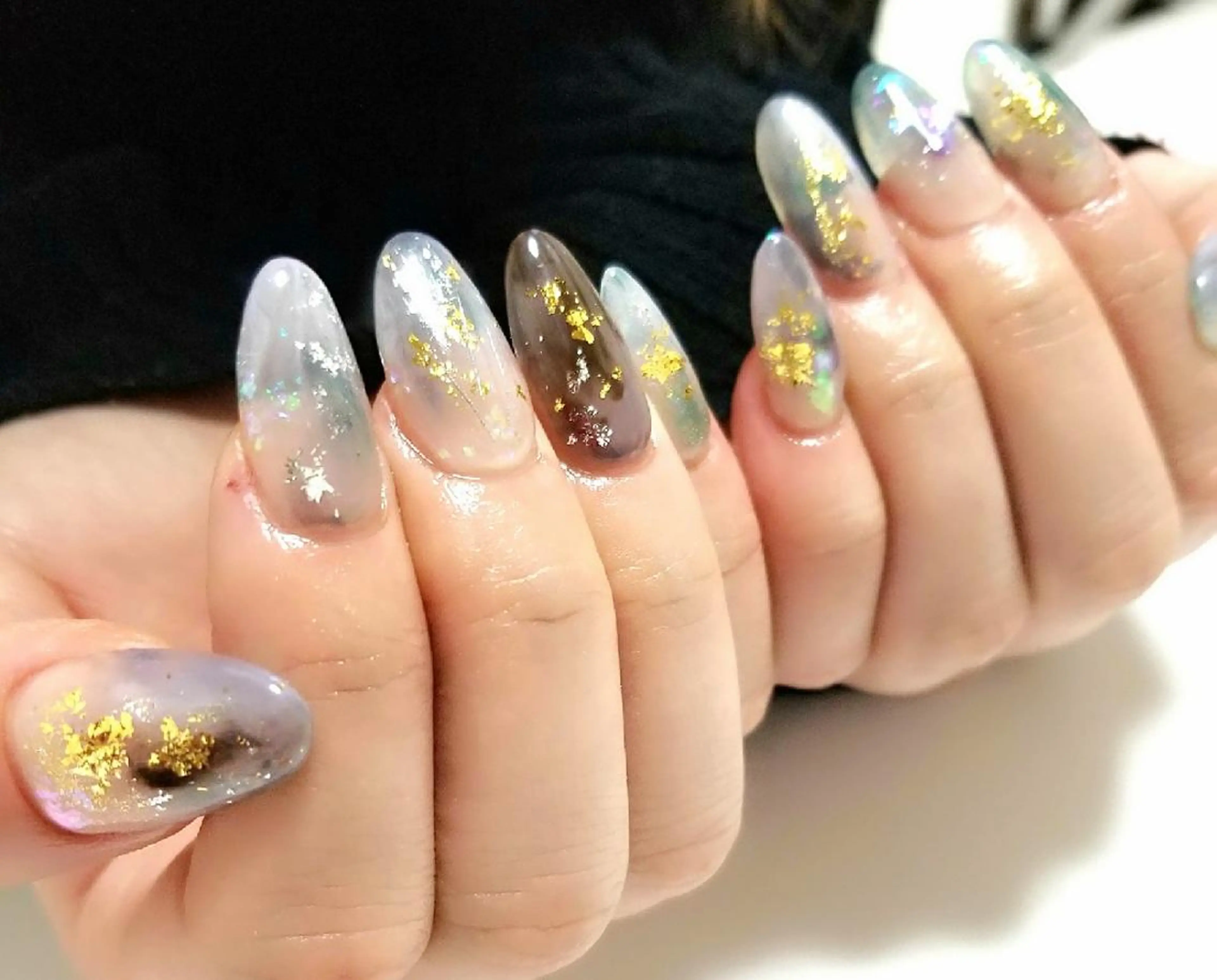 ネイル ニュアンスネイル スカルプネイル nail salon ipuniのネイルデザイン