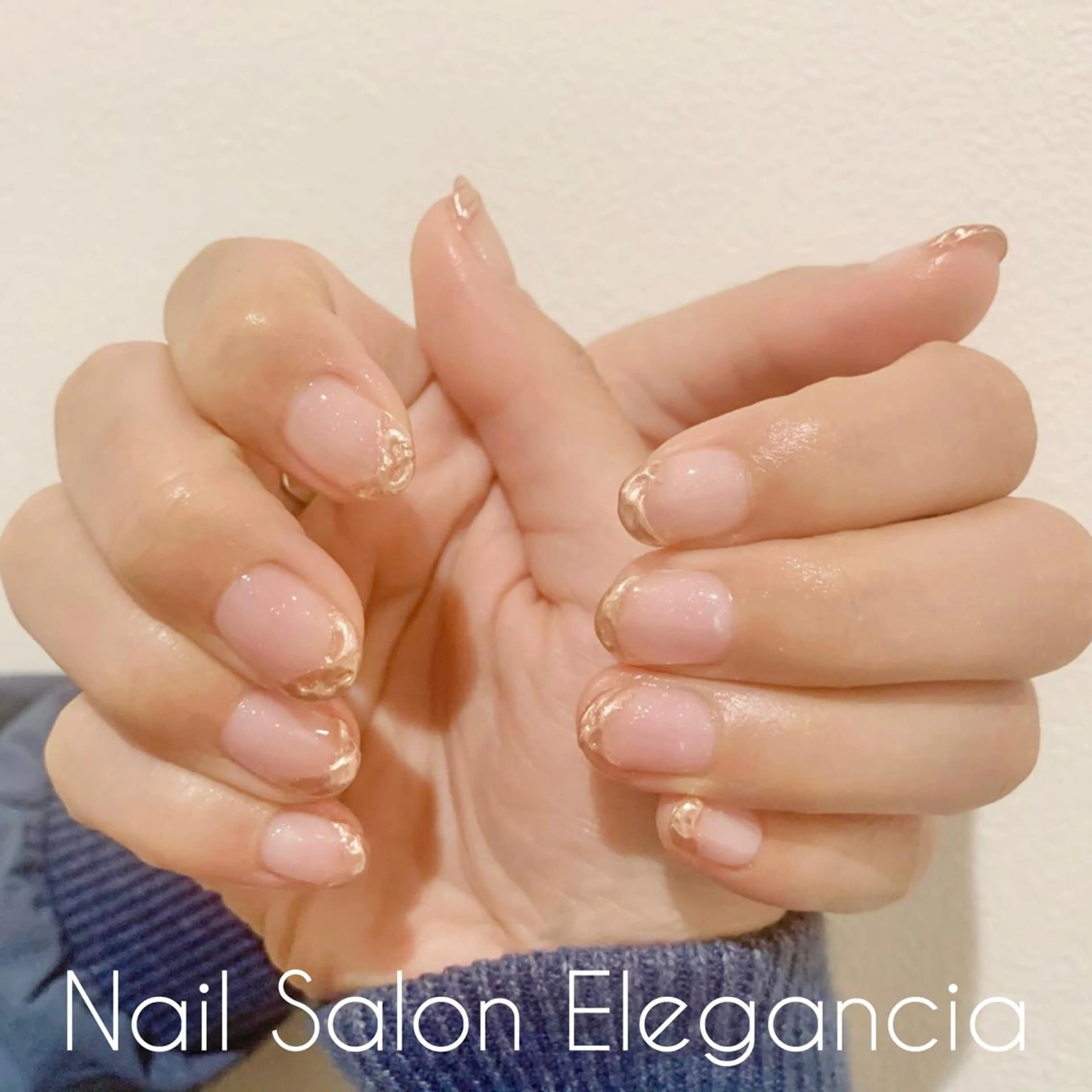 ネイル フレンチネイル ミラーネイル ワンカラーネイル ハンドネイル Elegancia. Hiromiのネイルデザイン