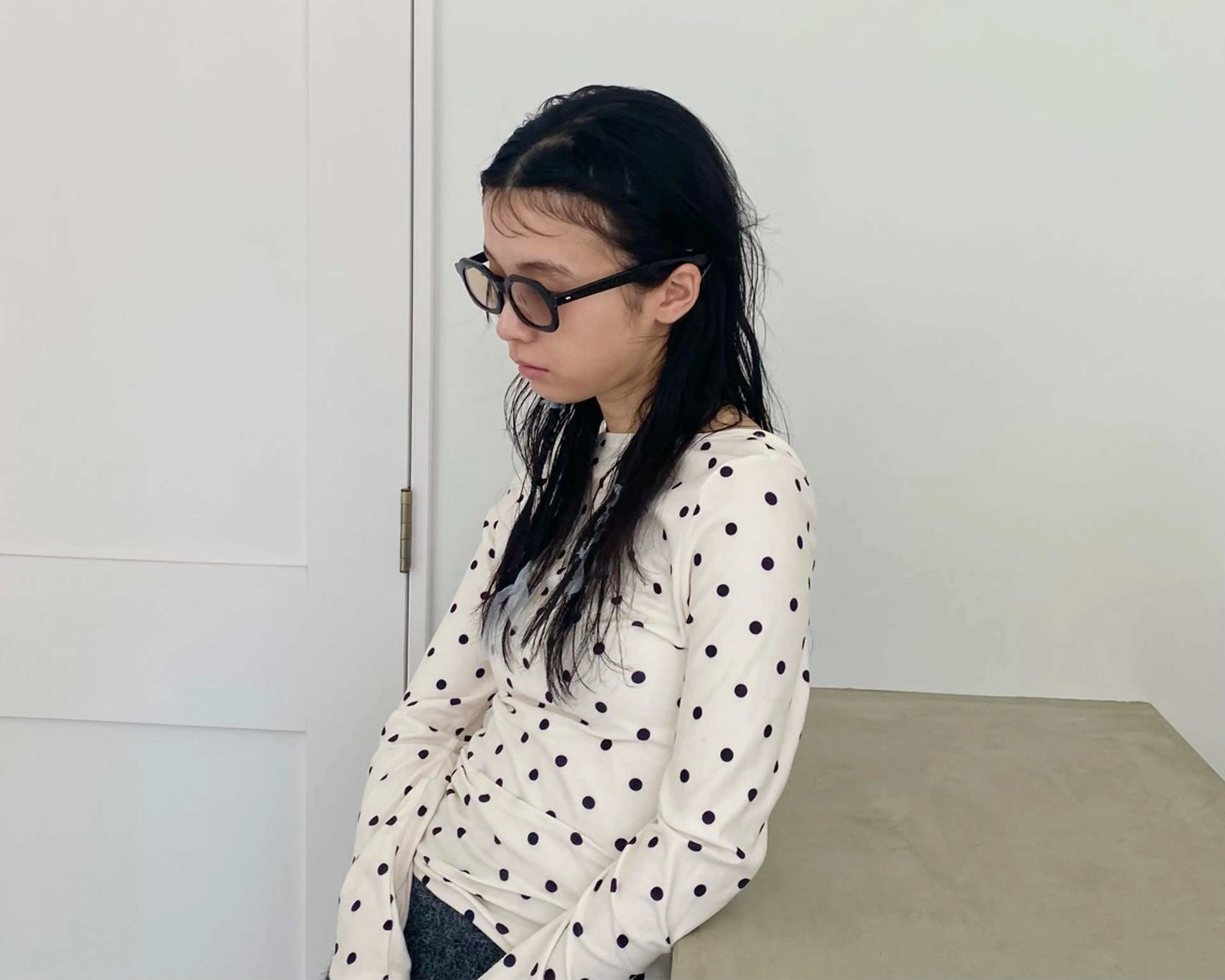 ロング mei🪽 カラーモデルのヘアスタイル