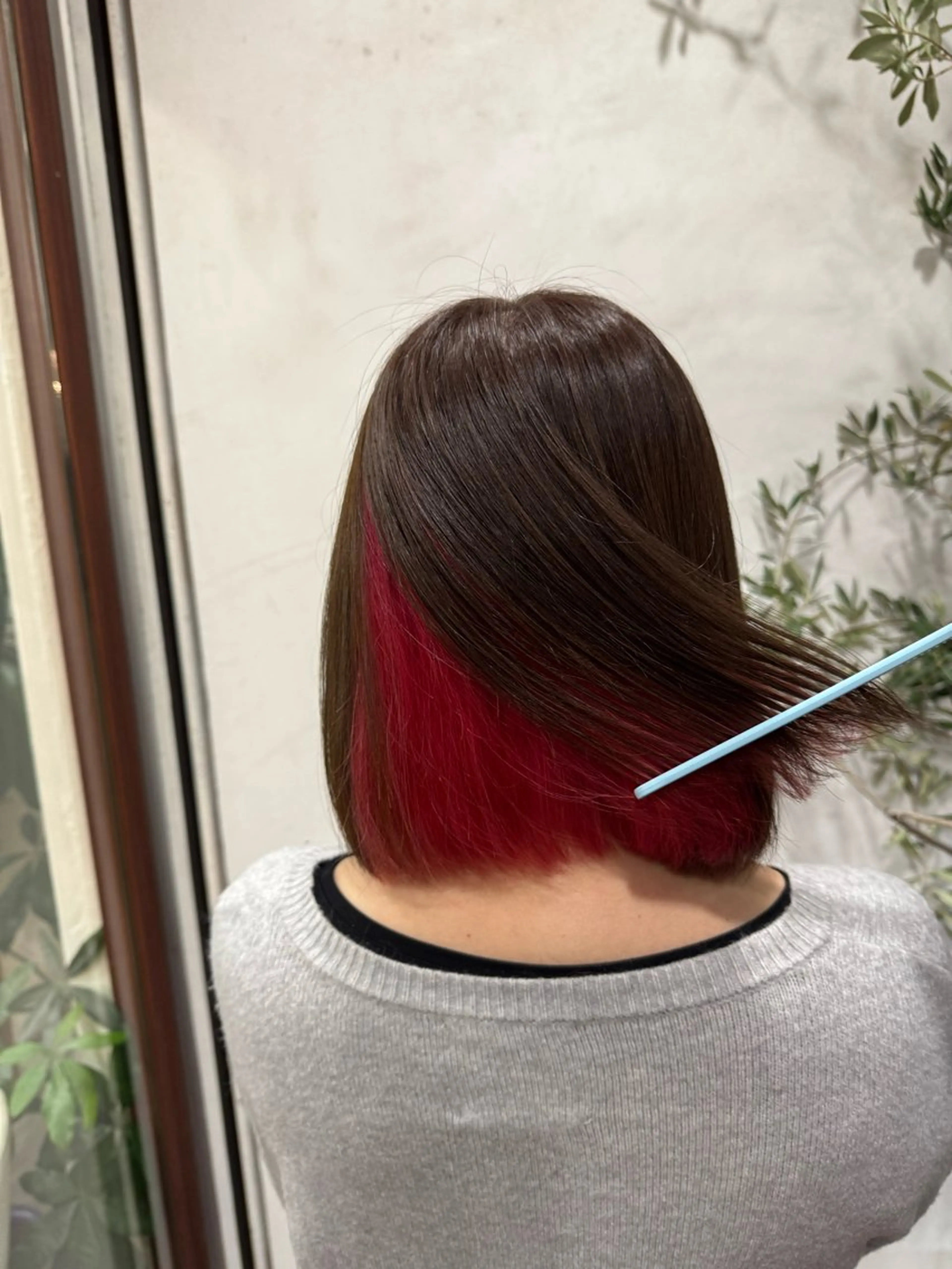 ミディアム カラー アディクシーカラー ブリーチ 透明感カラー デザインカラー ダブルカラー ヘアカラー トリートメント ヘッドスパ ブリーチカラー🦖 岡部木乃夏のヘアスタイル
