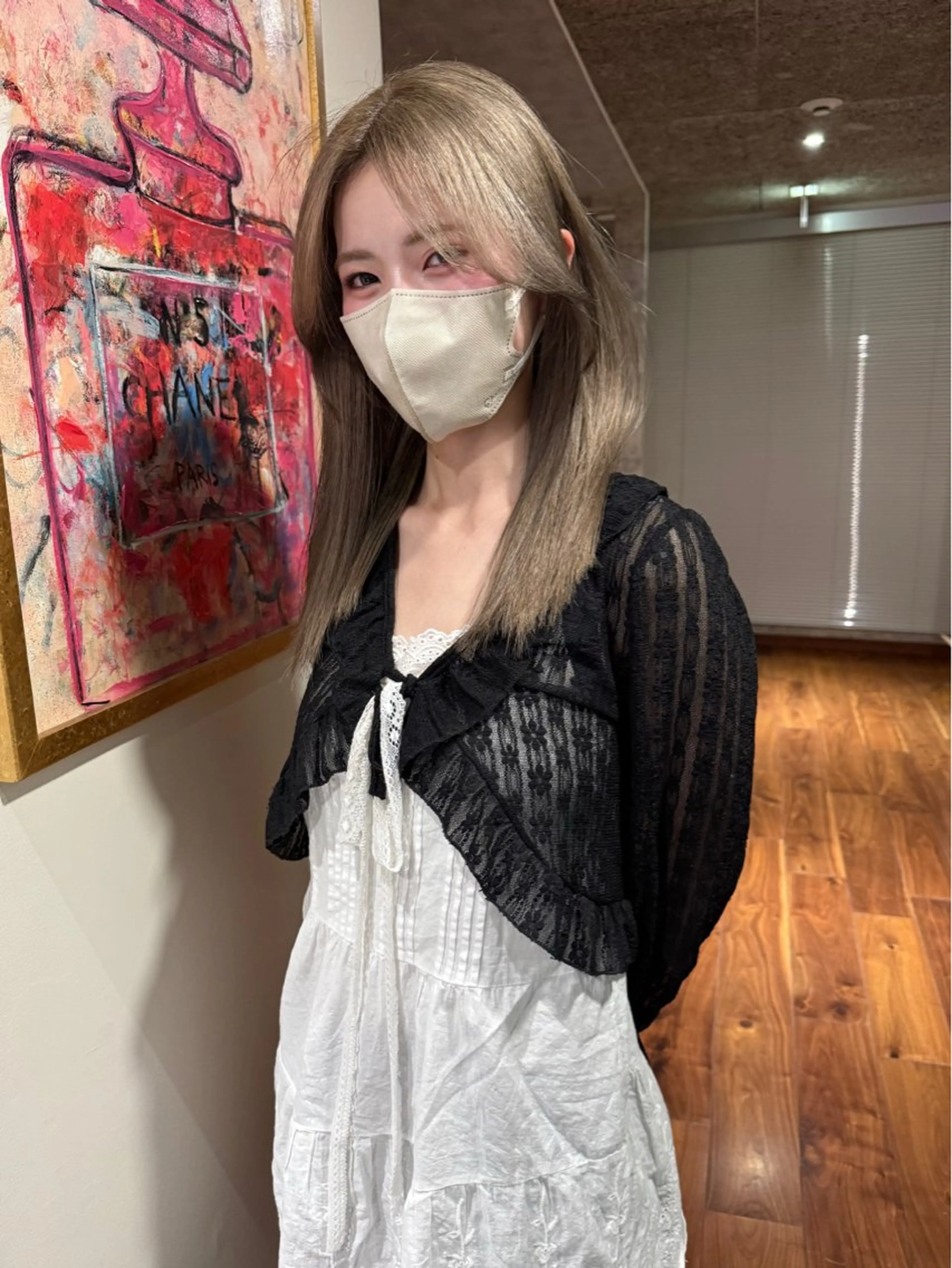 セミロング カラー カット ヘアカラー トリートメント mai / linoah˚✧のヘアスタイル