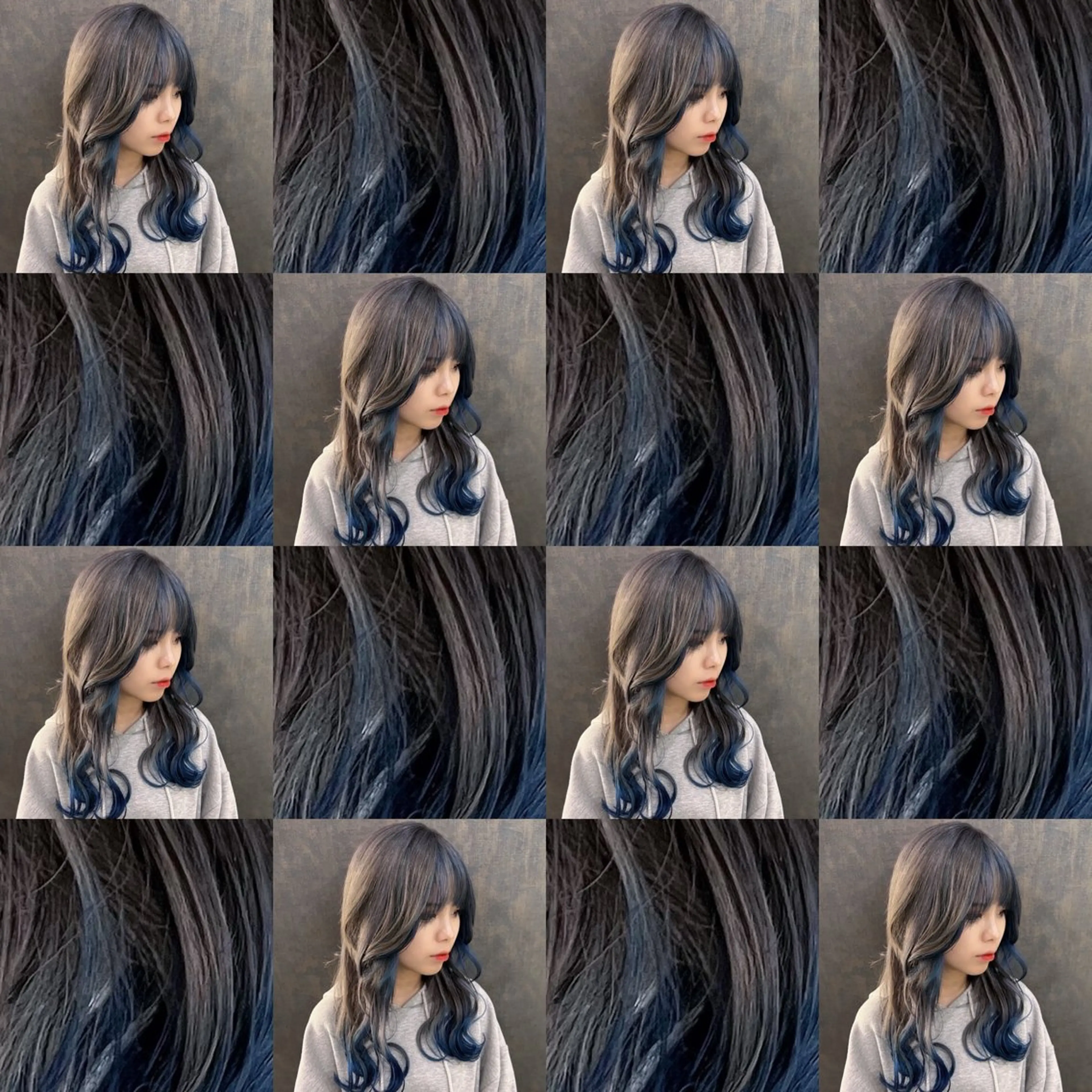 ロング カラー 問屋町のブリーチデザ イン屋さん🌈ゆうまのヘアスタイル