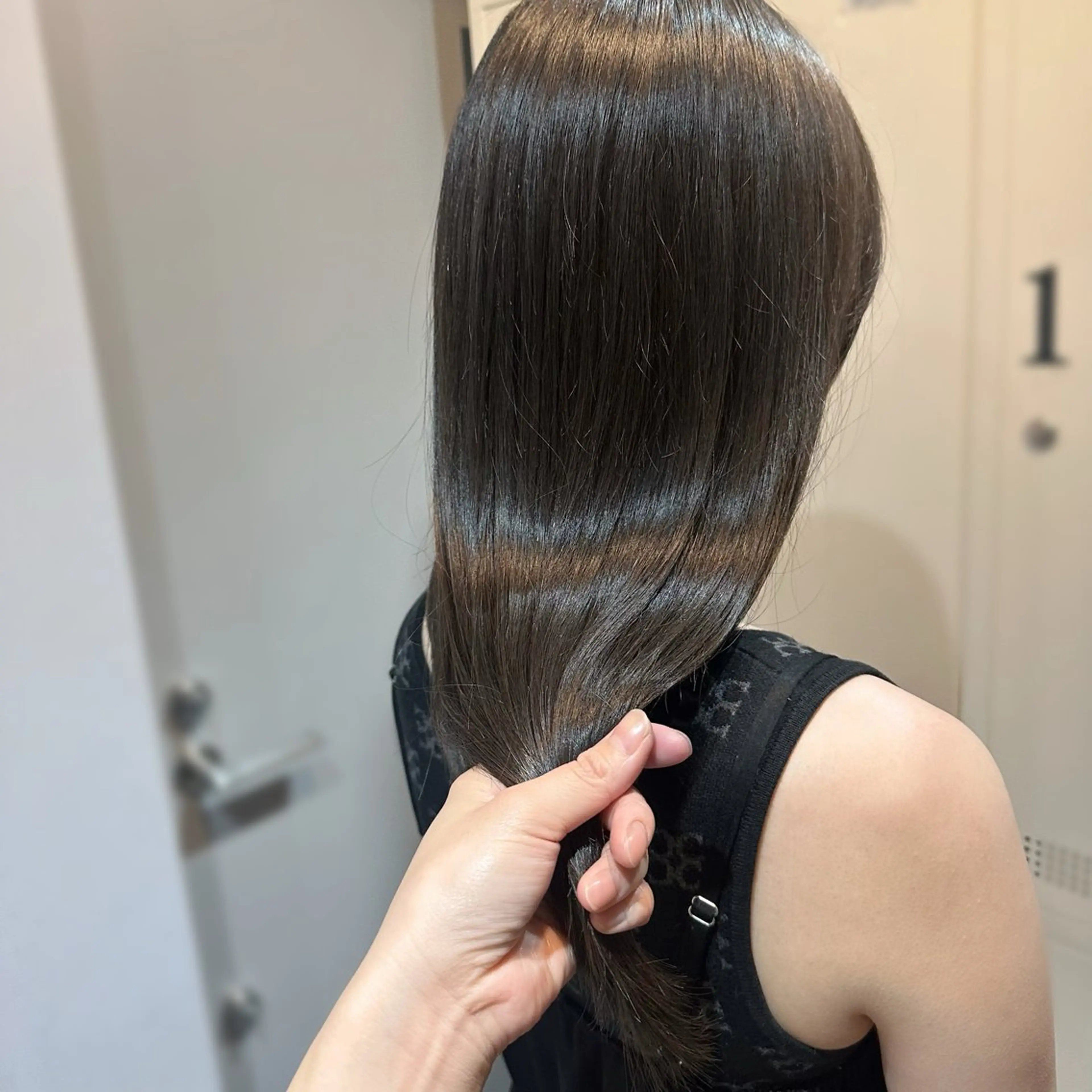 ロング カラー ヘアアレンジ 髪質改善 縮毛矯正 縮毛矯正+モテカラー 🎀✨MIHOのヘアスタイル