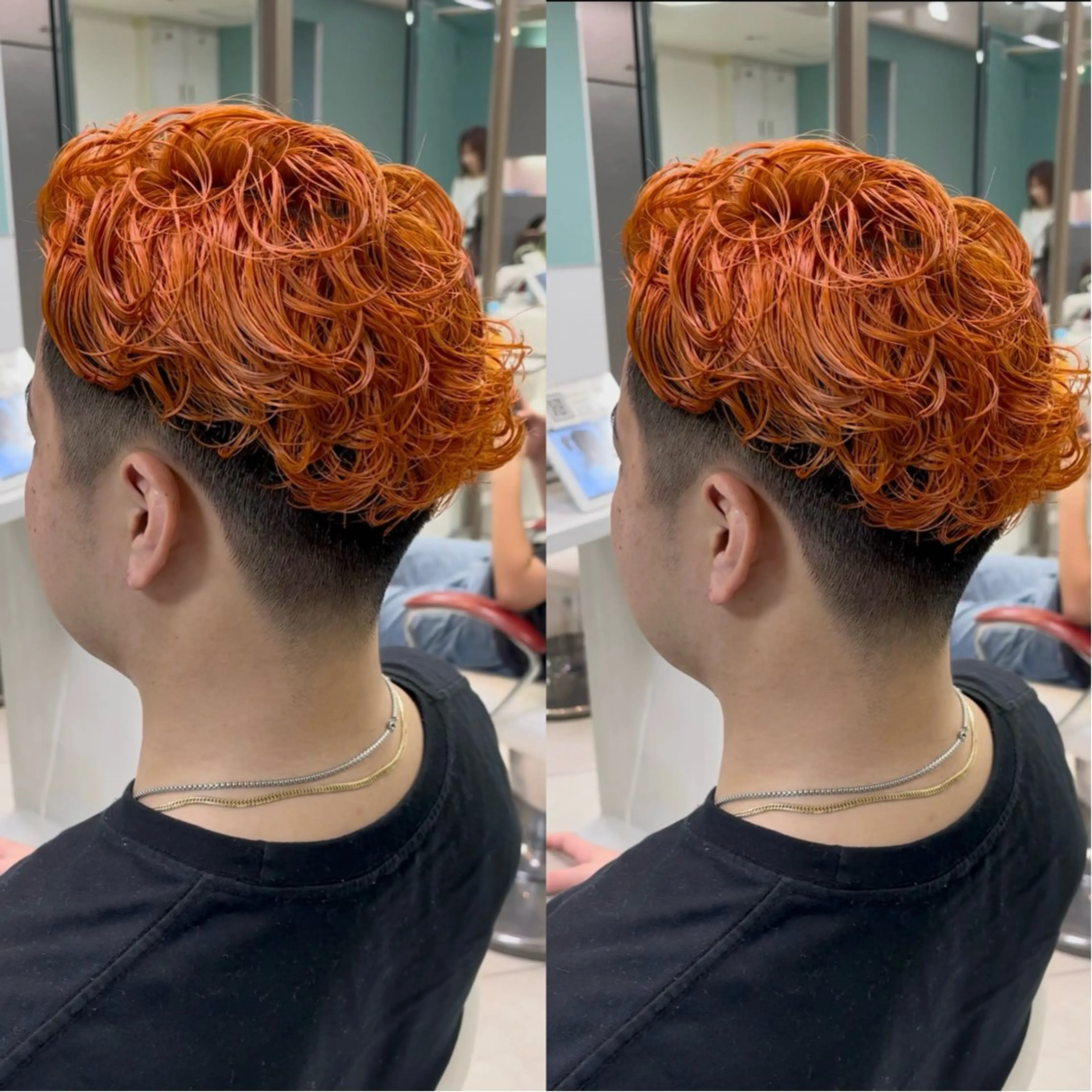 【men's】⭐︎デザインカット+ケアパーマ+前処理トリートメントの写真