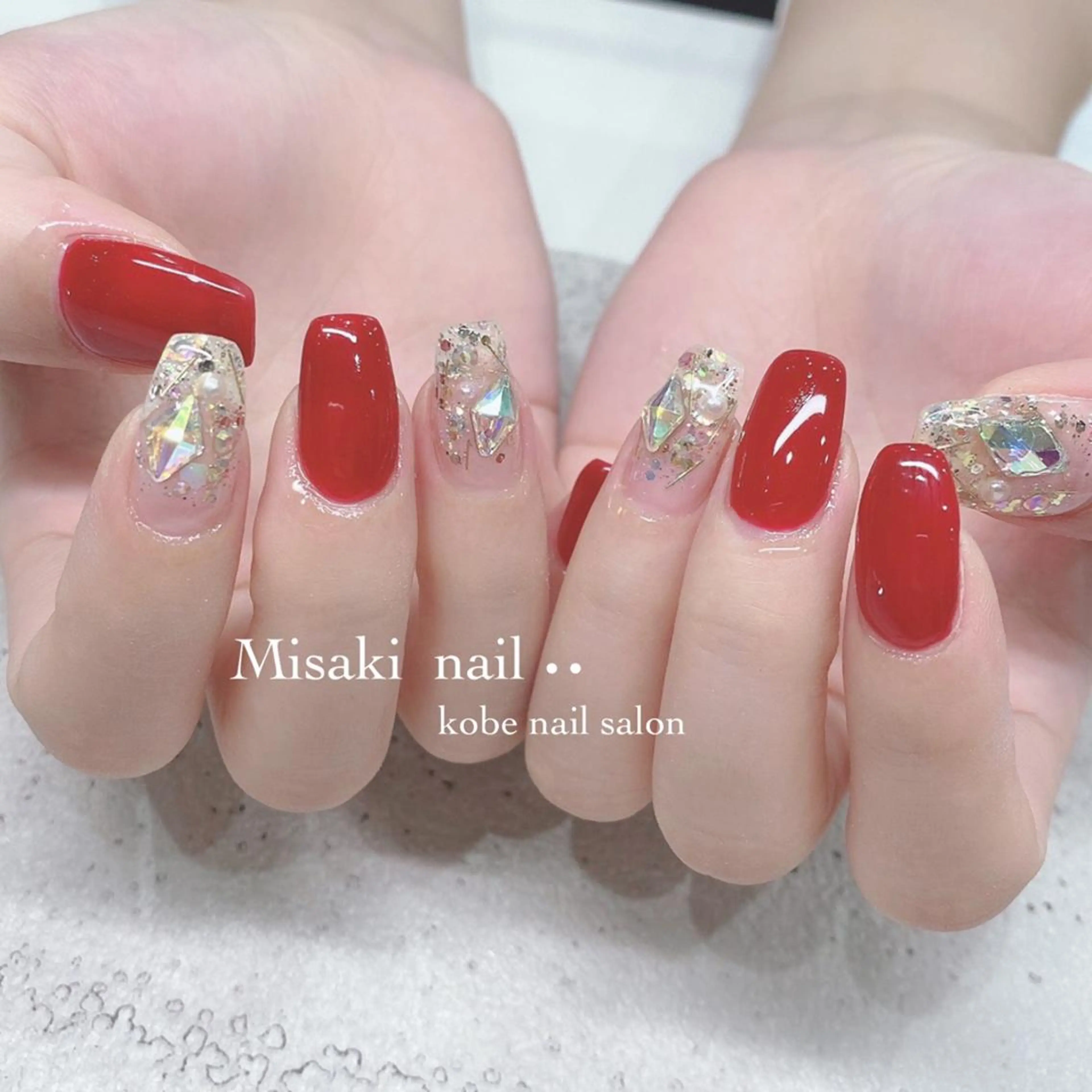 ネイル 韓国ネイル ワンホンネイル ハンドネイル nailsalon miinailsのネイルデザイン