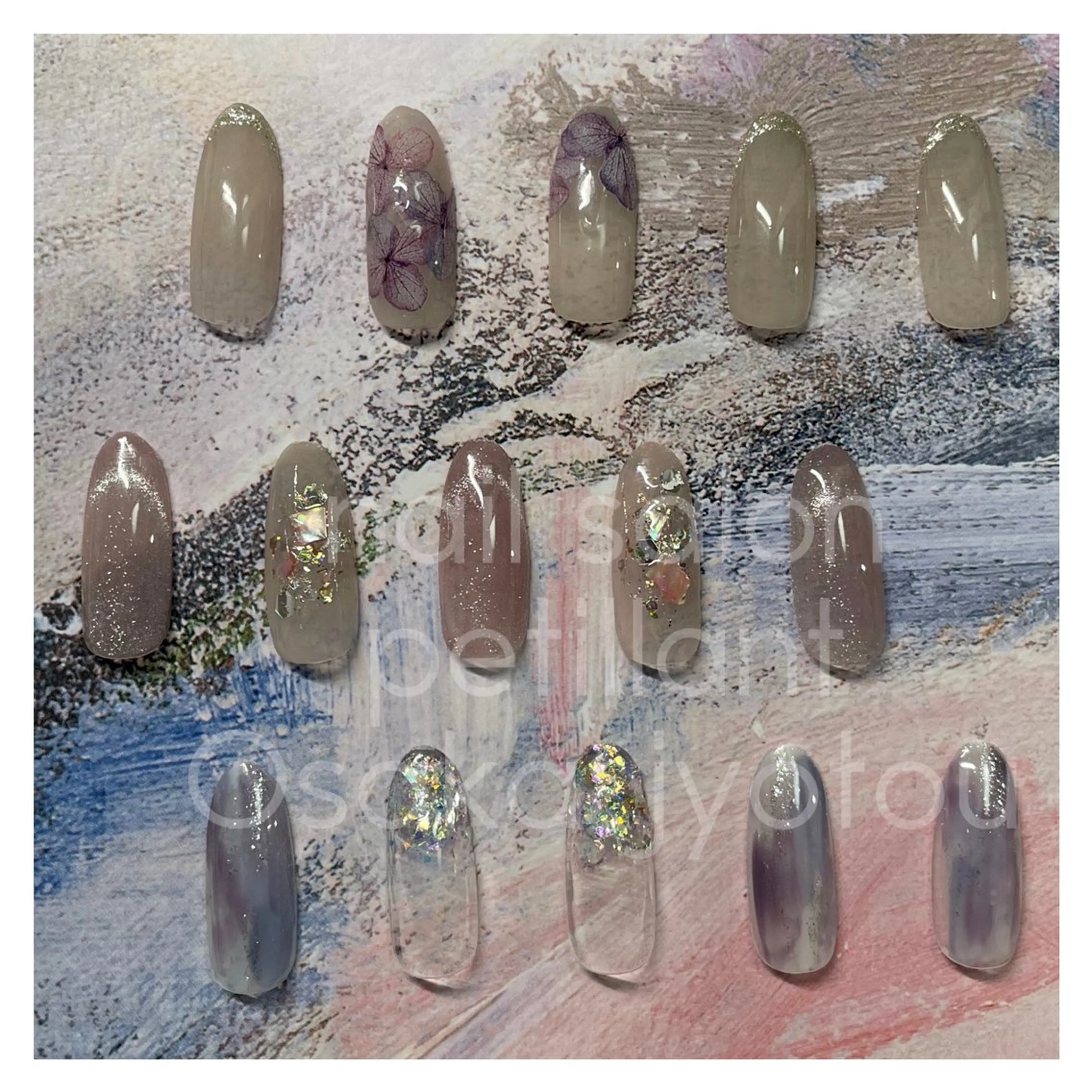 ネイル マットネイル petillant所属・nail salon petillantのネイルデザイン