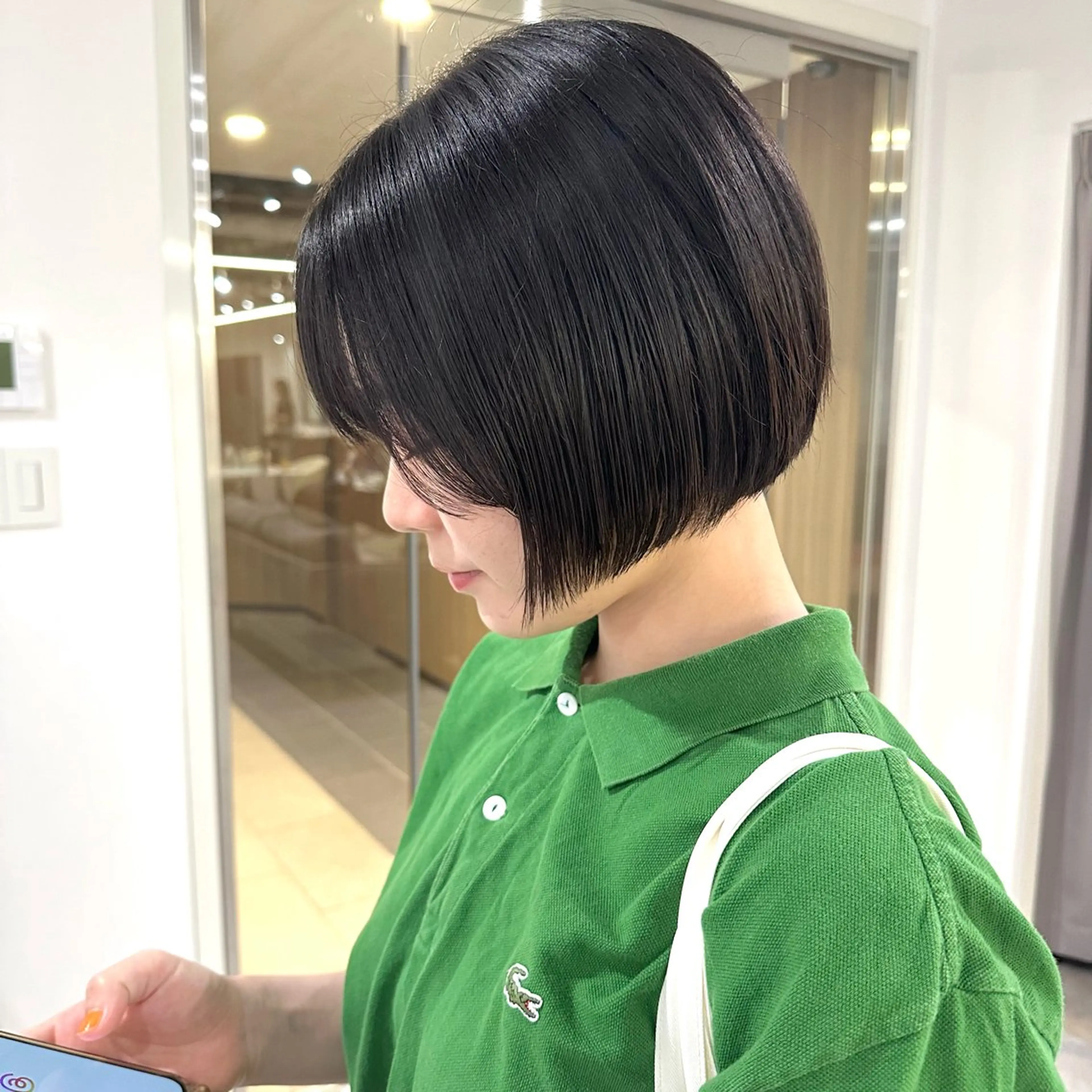 ショート カラー アンニュイヘア/ 顔周りカット/眞弓萌のヘアスタイル