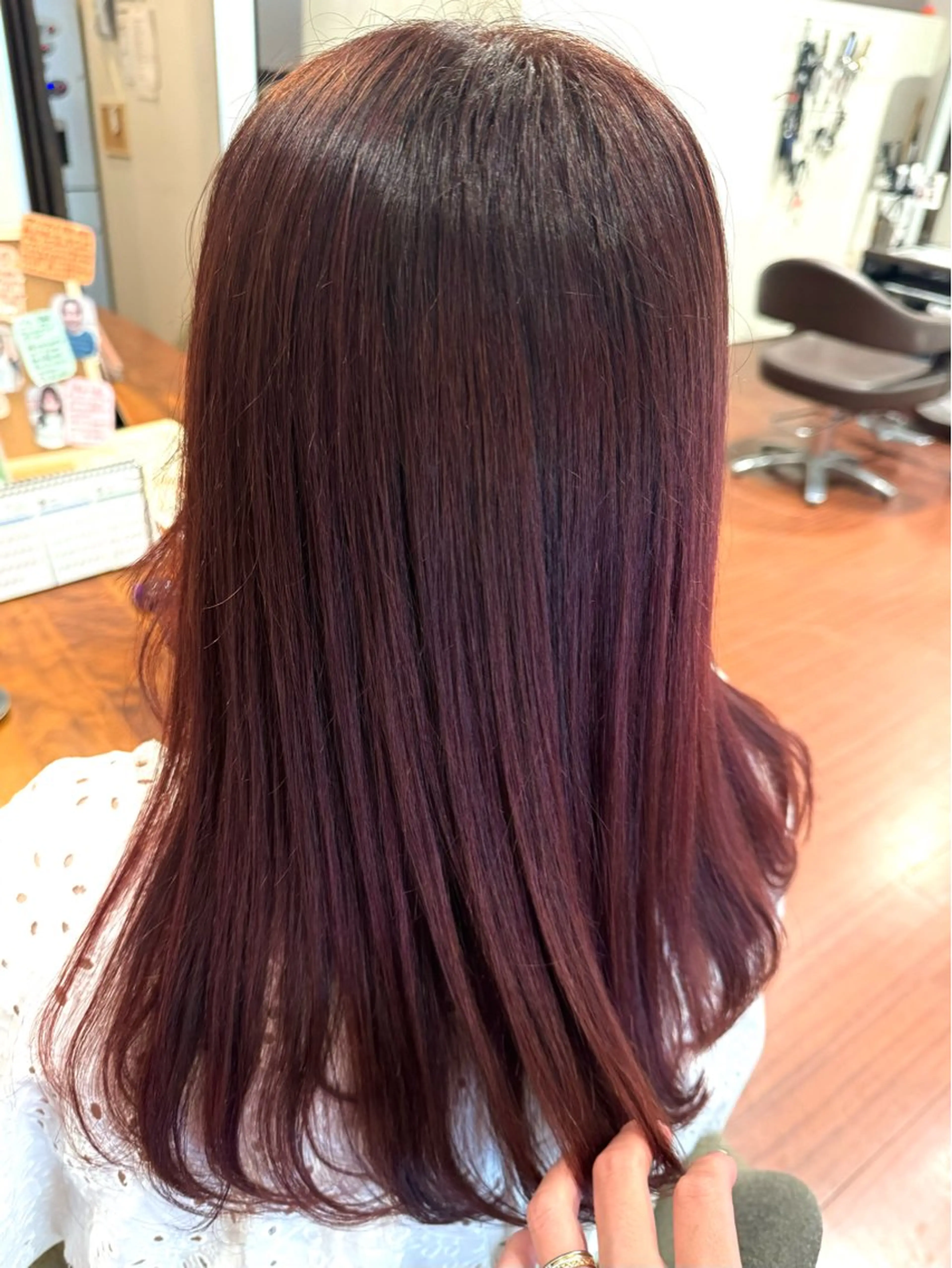 セミロング カラー megumi ⭐︎のヘアスタイル