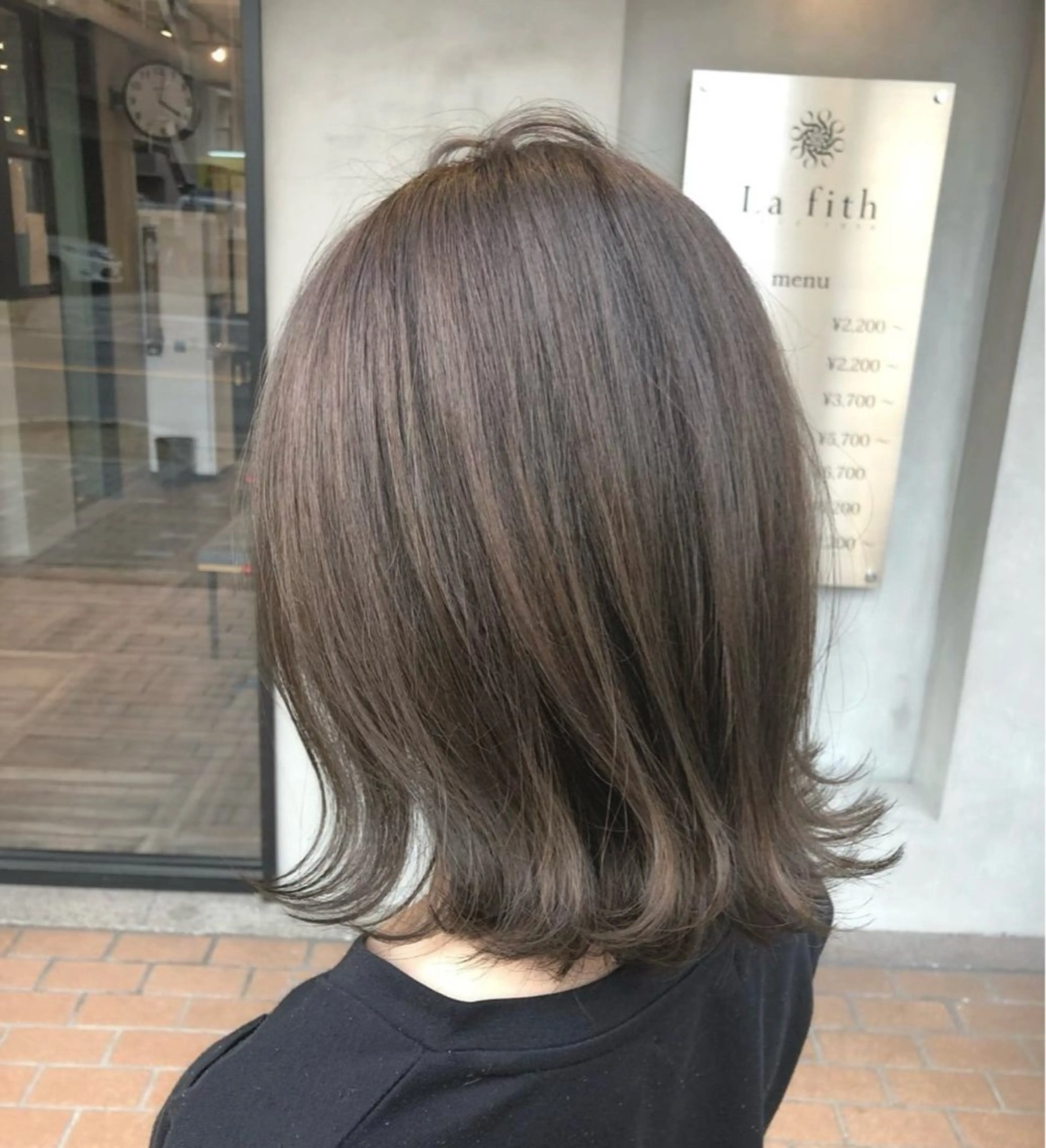 ミディアム カラー Lafithhair lov. 福山駅家店のヘアスタイル