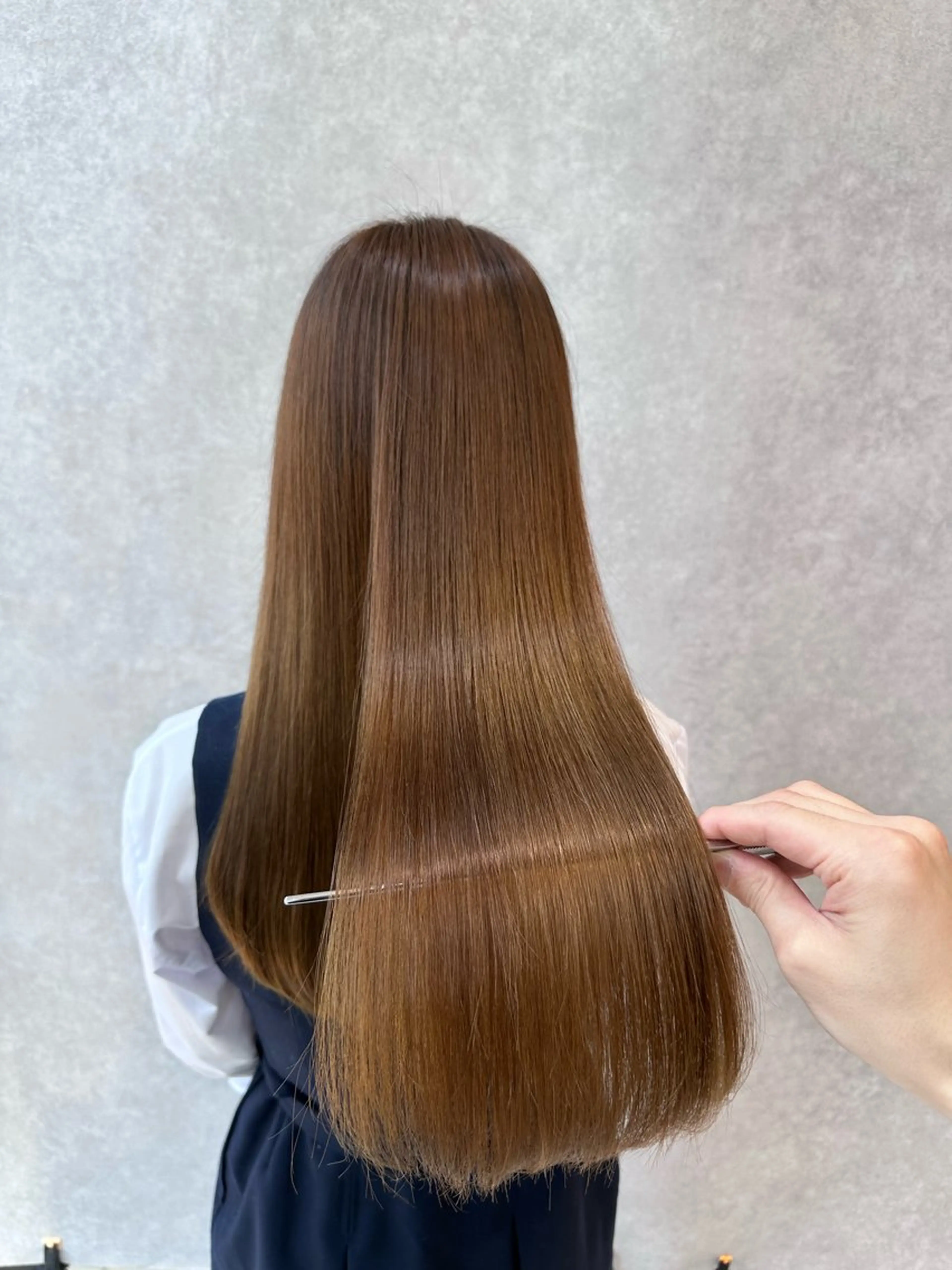 ロング 🔸縮毛矯正/髪質 改善カラー石崎🔸のヘアスタイル