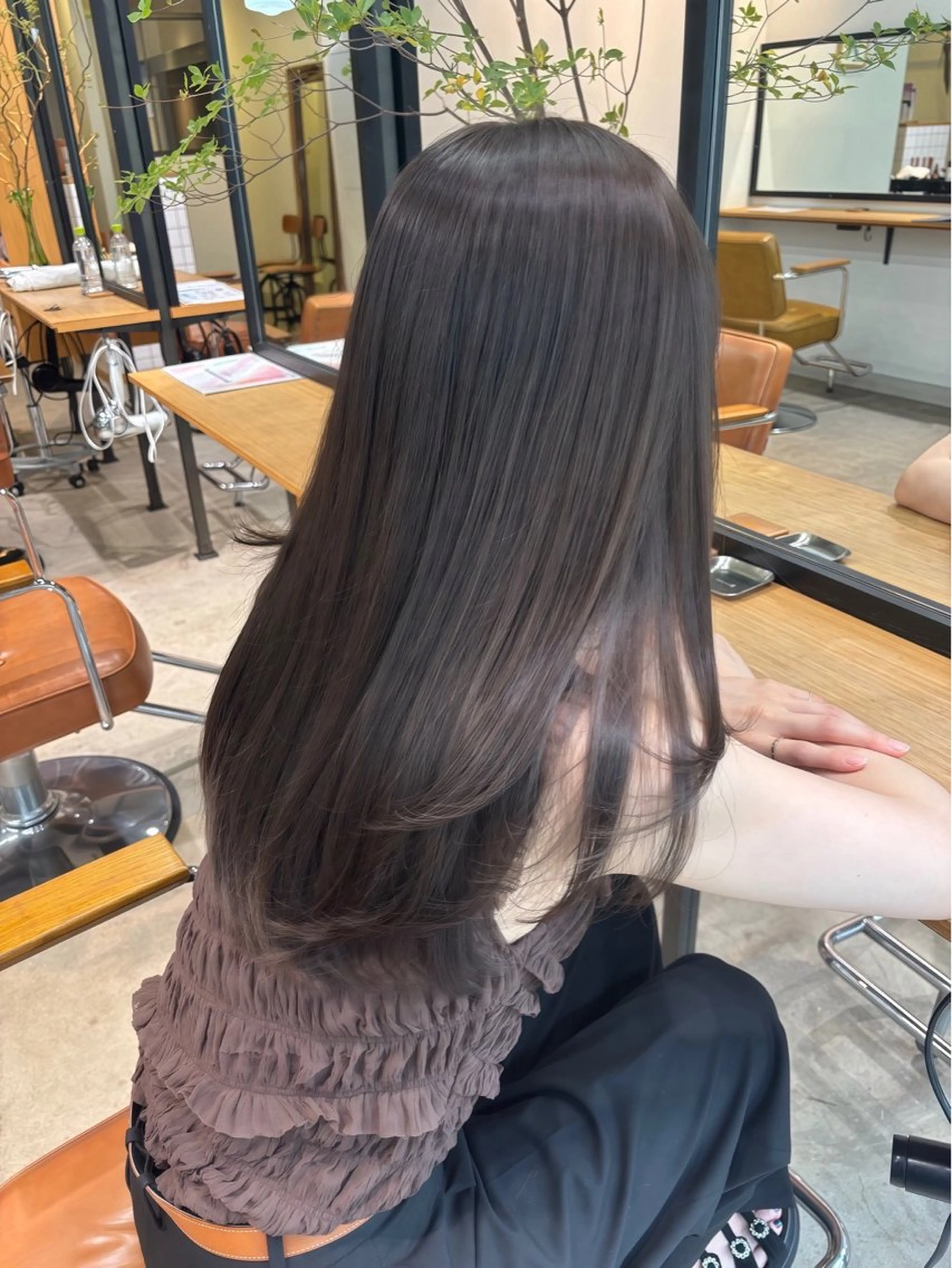 カラー miku/天神 艶カラーのヘアスタイル