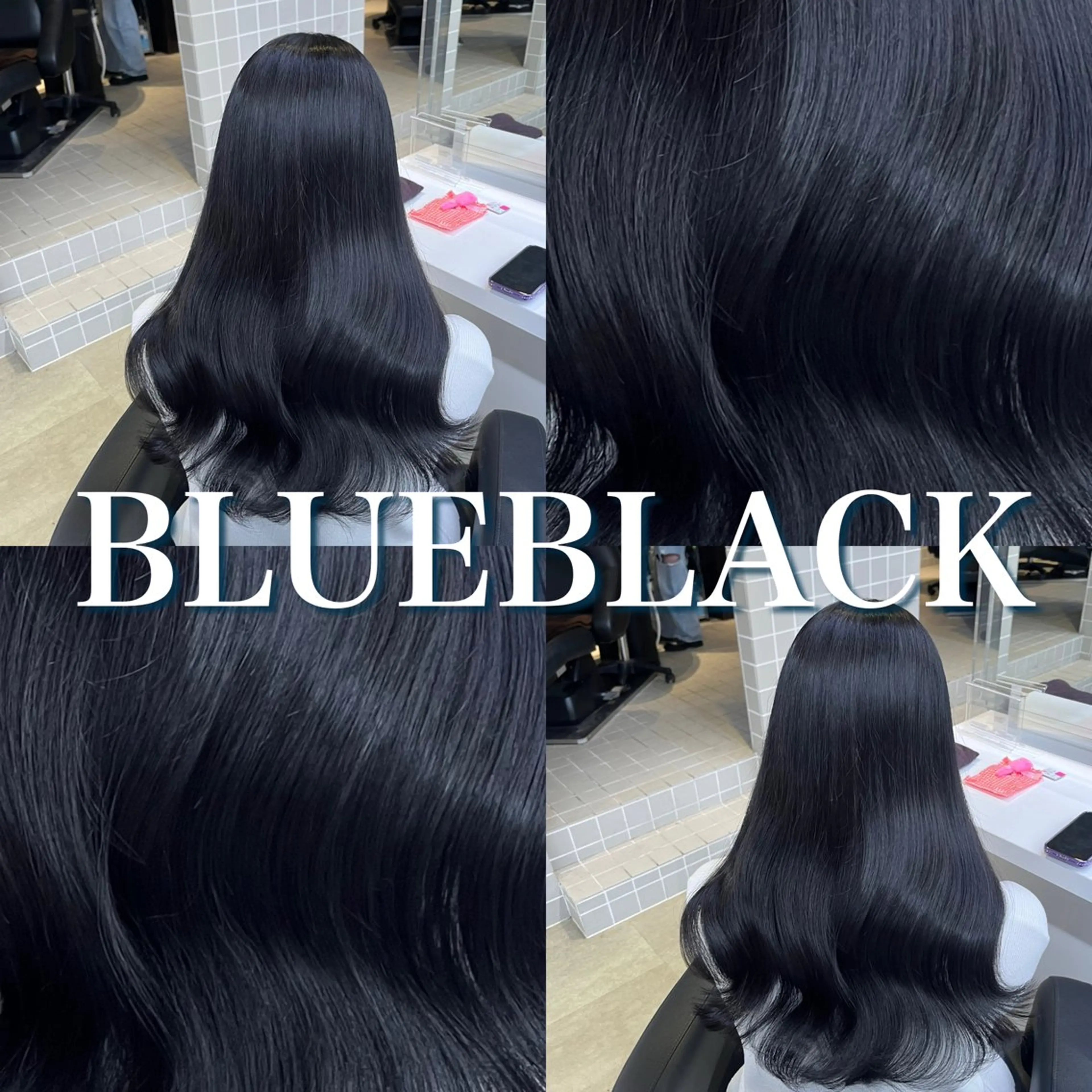 セミロング ヘアカラー トリートメント ヘッドスパ ヘアセット 寒色＆ブリーチ特化 寒色MiOのヘアスタイル