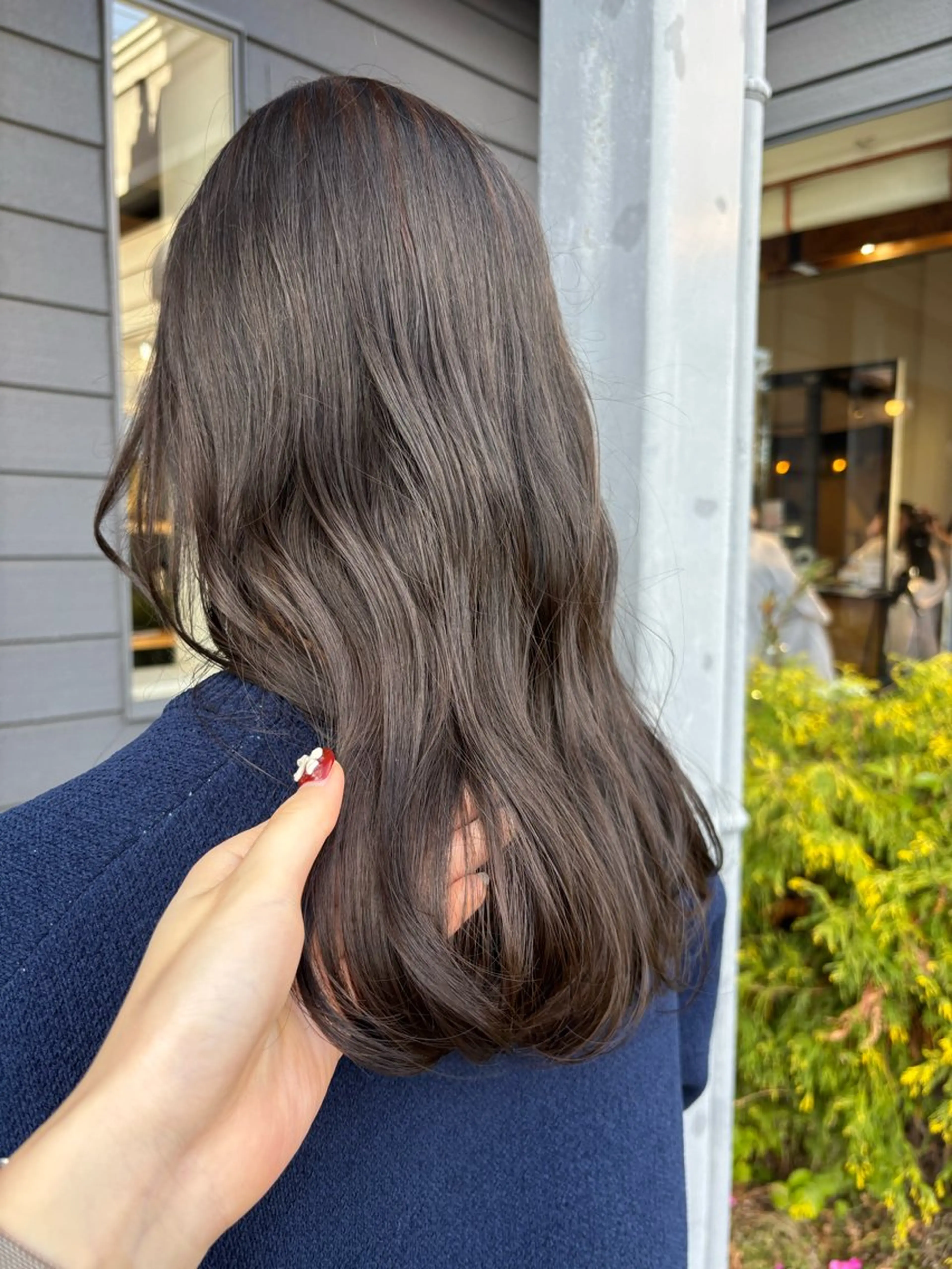 カラー 透明感カラー 春モテカラー/うる艶 ストレート/羽菜のヘアスタイル