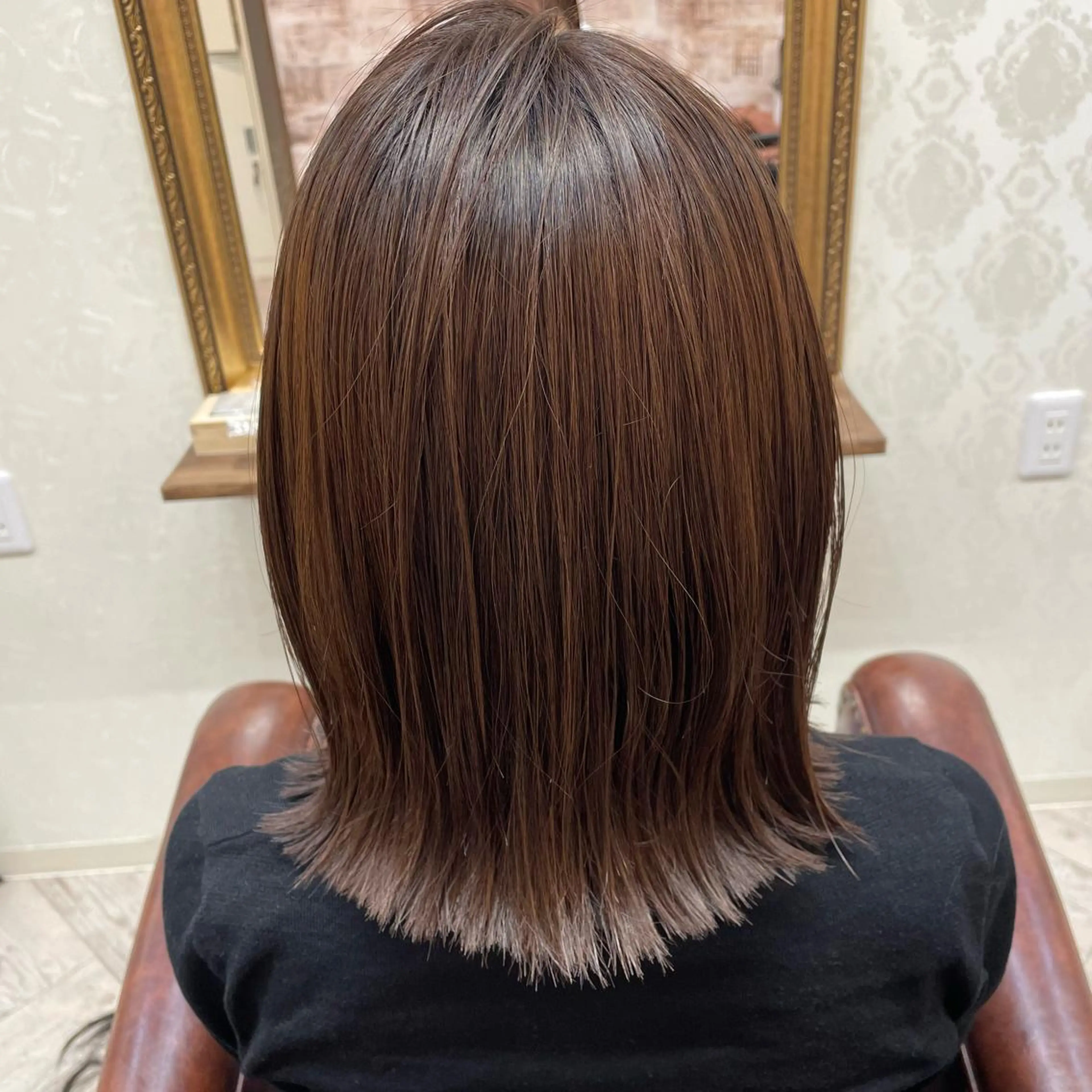 ミディアム カラー カット ヘアカラー erina💖 CLUTCH天王寺のヘアスタイル